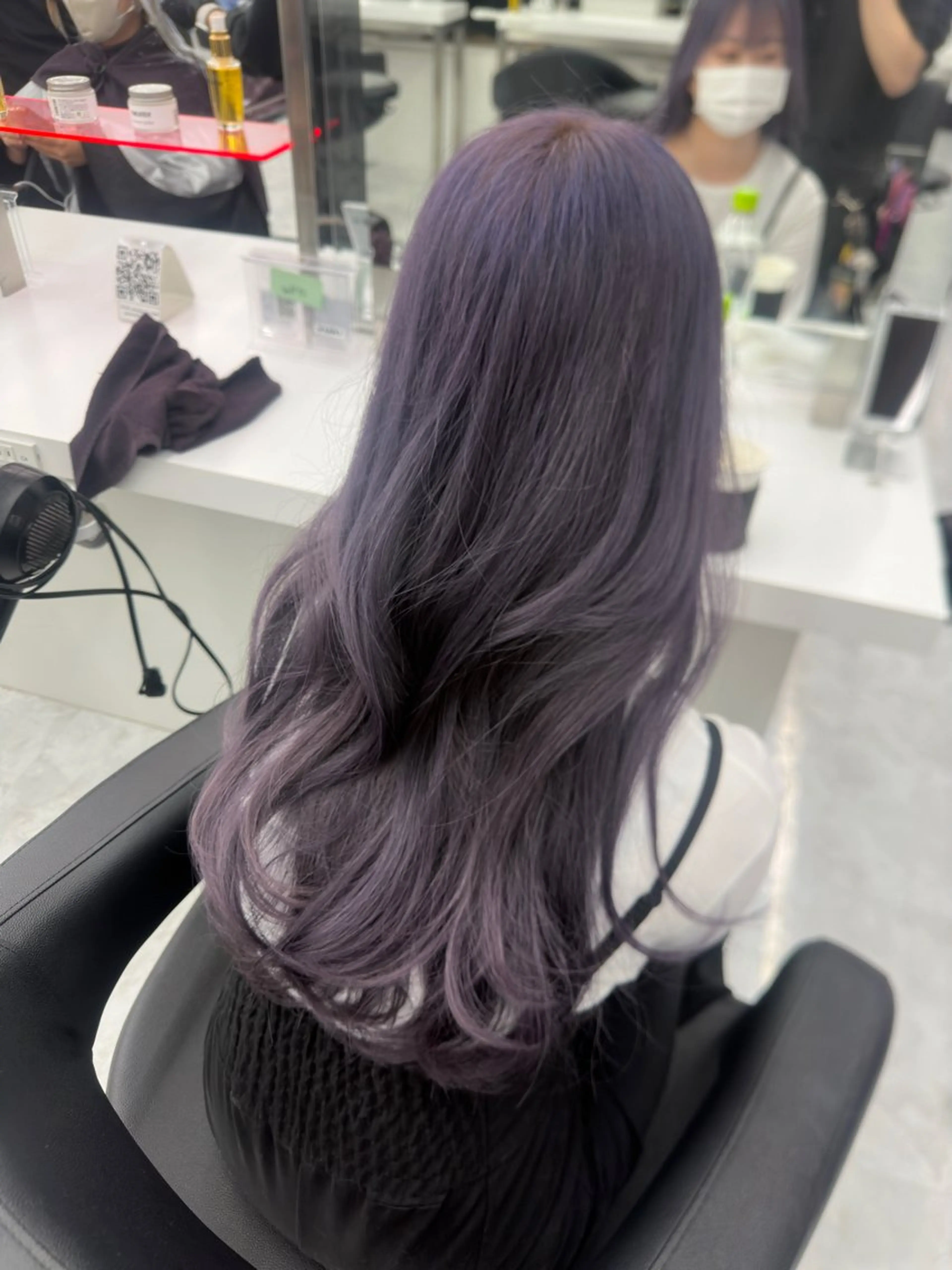 ロング カラー パーマ ヘアアレンジ メンズ キッズ ♥️韓国ヘア レイヤー♥️ゆりのヘアスタイル