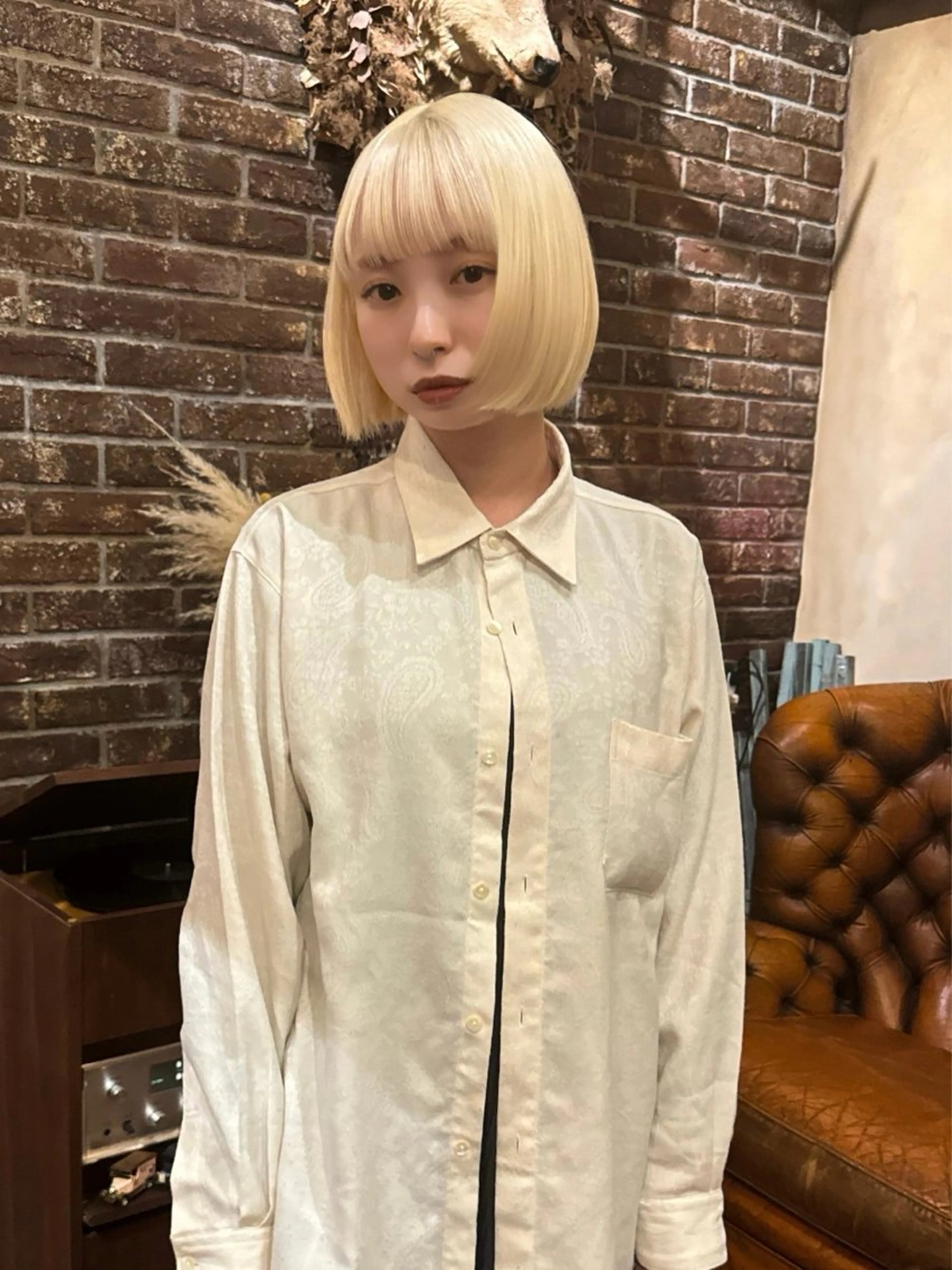 ショート カラー 飯田 実歩(じっぽ)のヘアスタイル