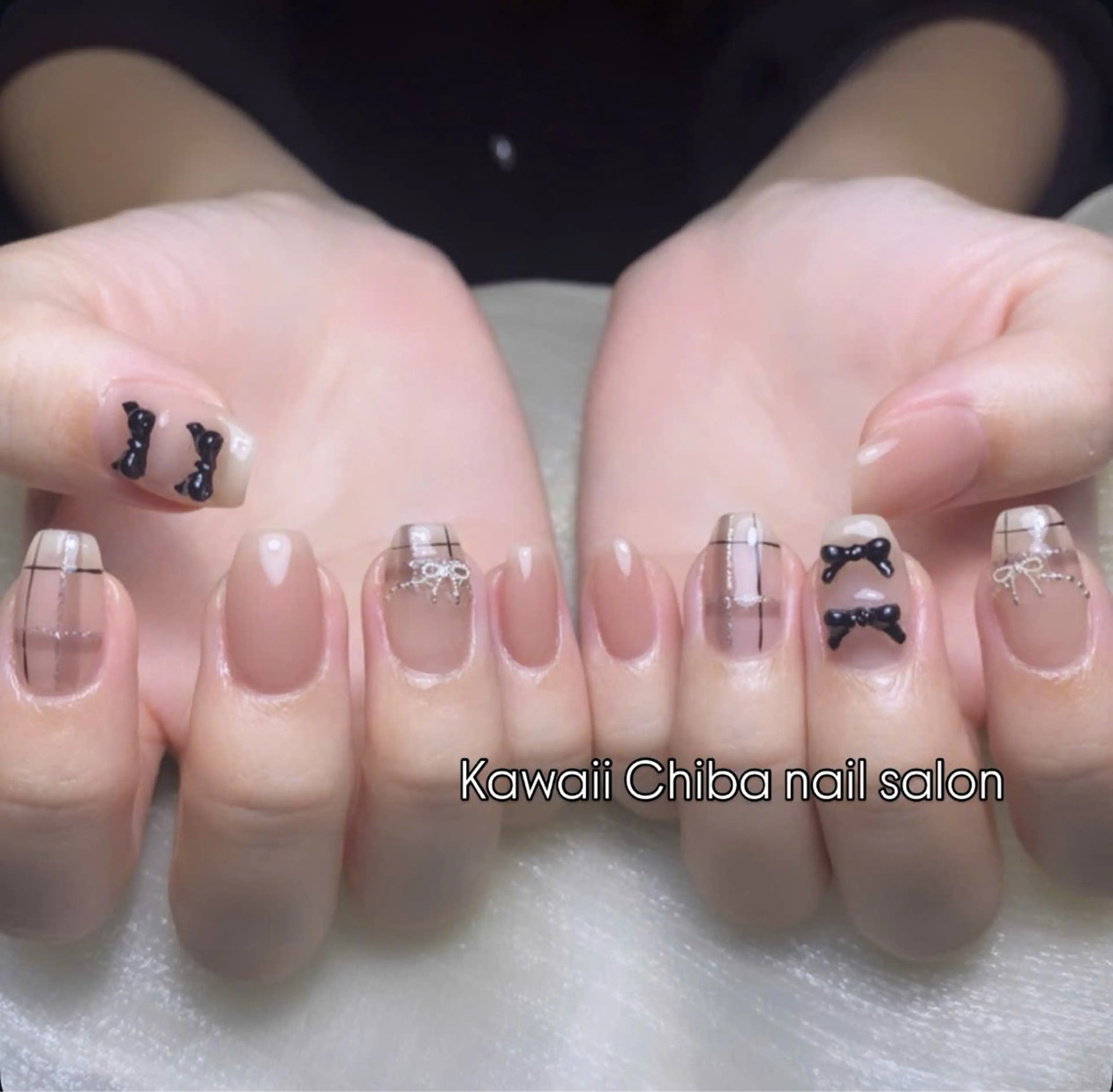 ネイル 長さ出し 韓国ネイル ワンホンネイル Kawaii _Nailのネイルデザイン