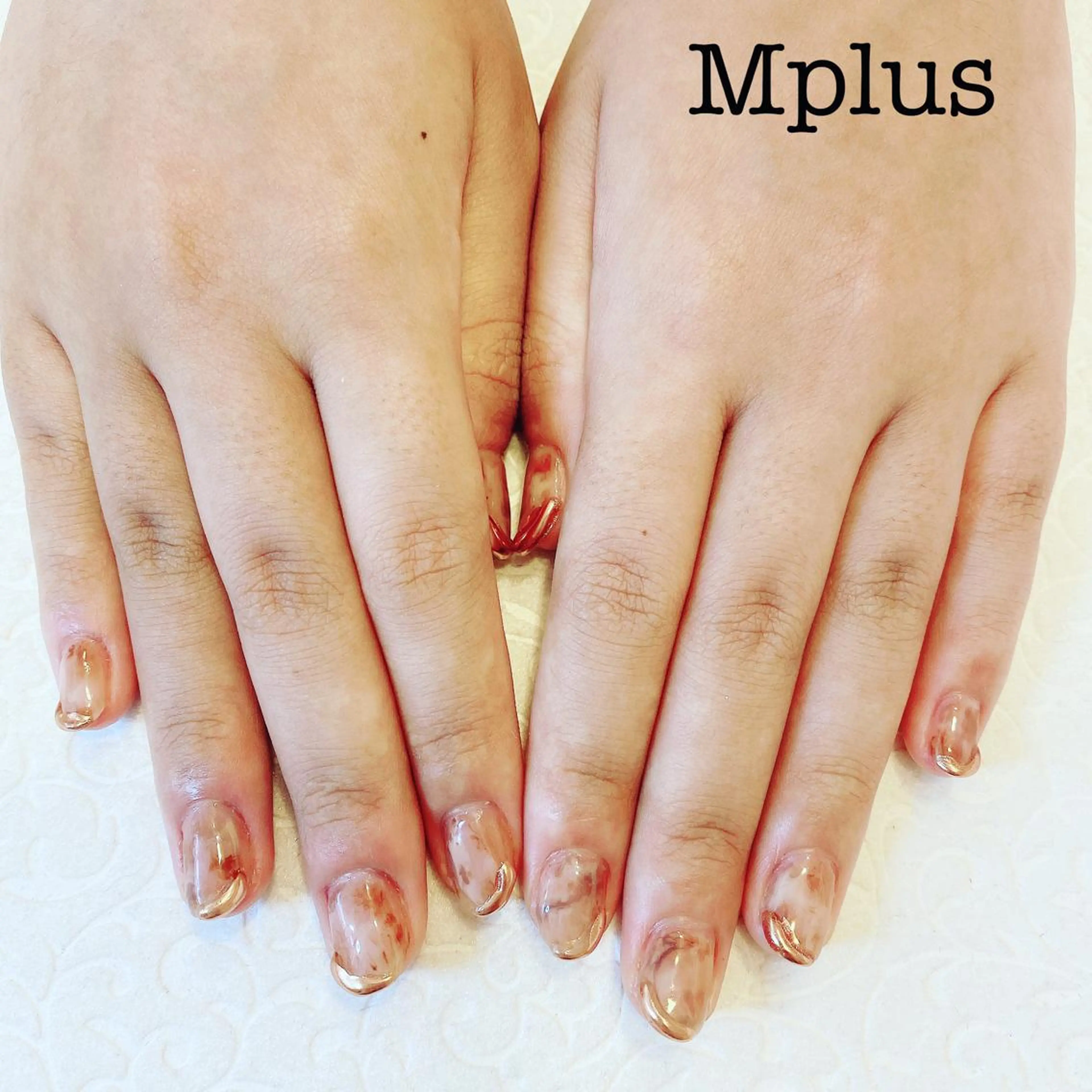 ネイル ニュアンスネイル Mplus miyukiのネイルデザイン