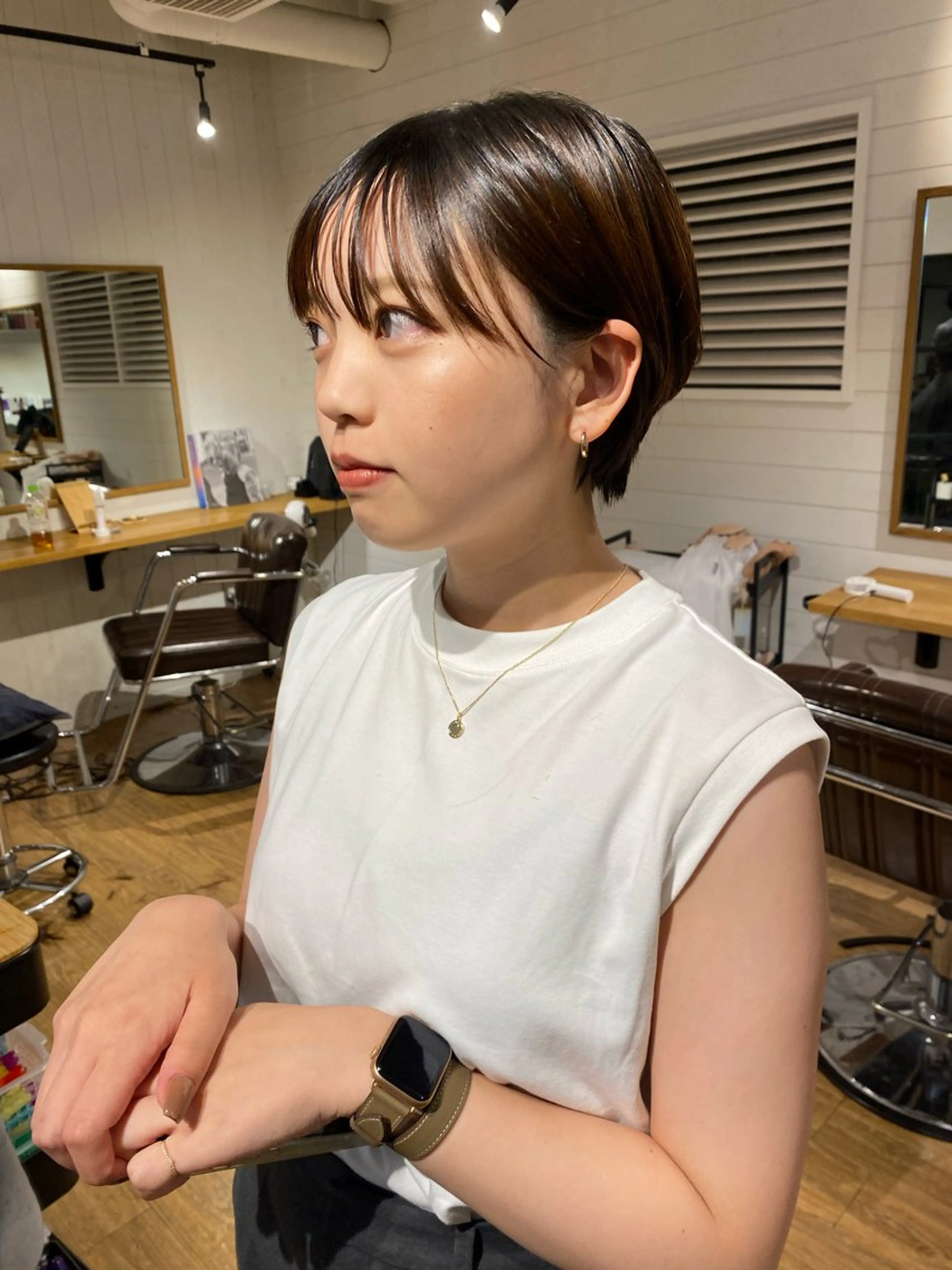 ショート カット トリートメント nanaka/ レイヤーカットのヘアスタイル