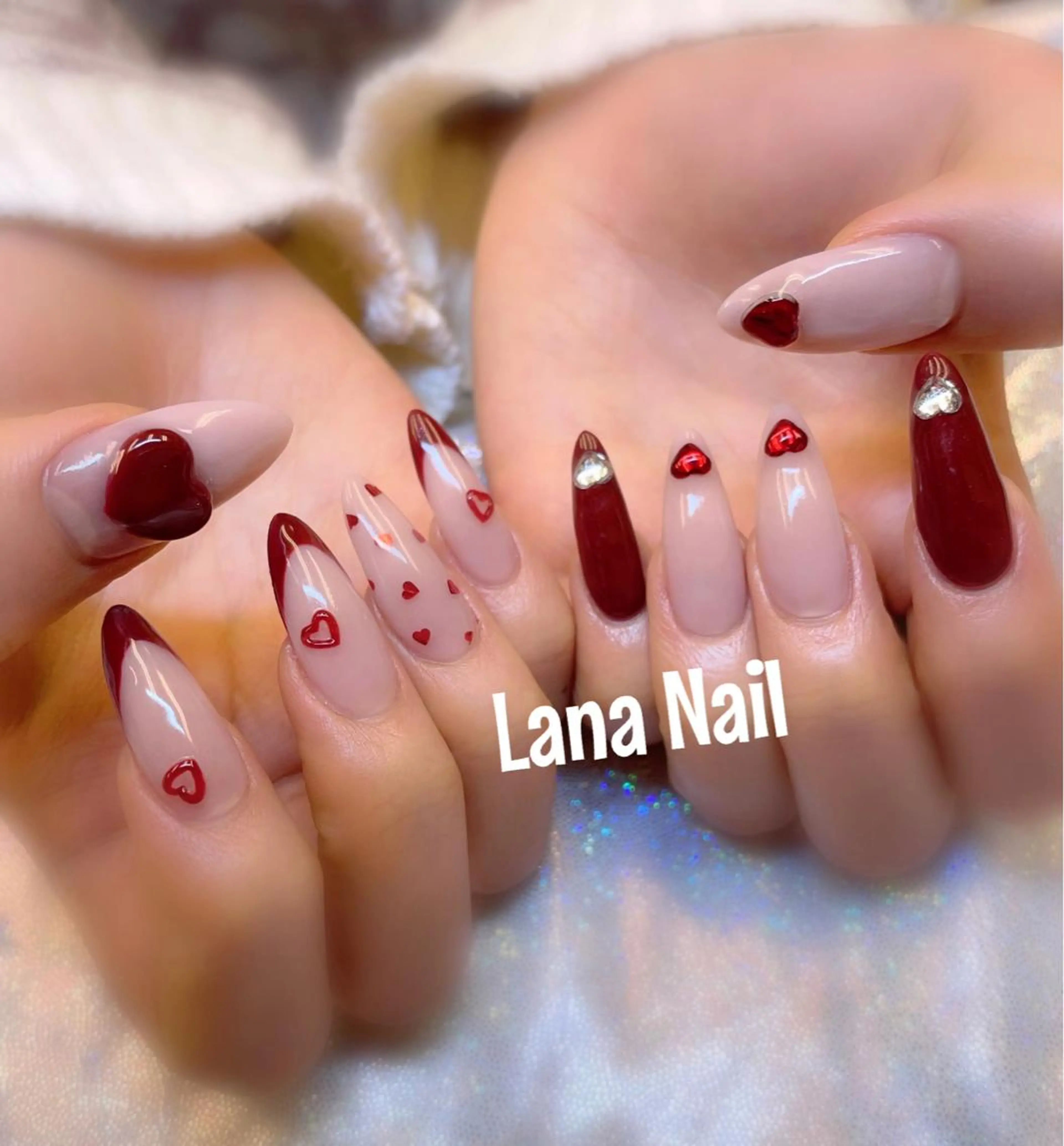 ネイル スカルプネイル Lana Nailのネイルデザイン