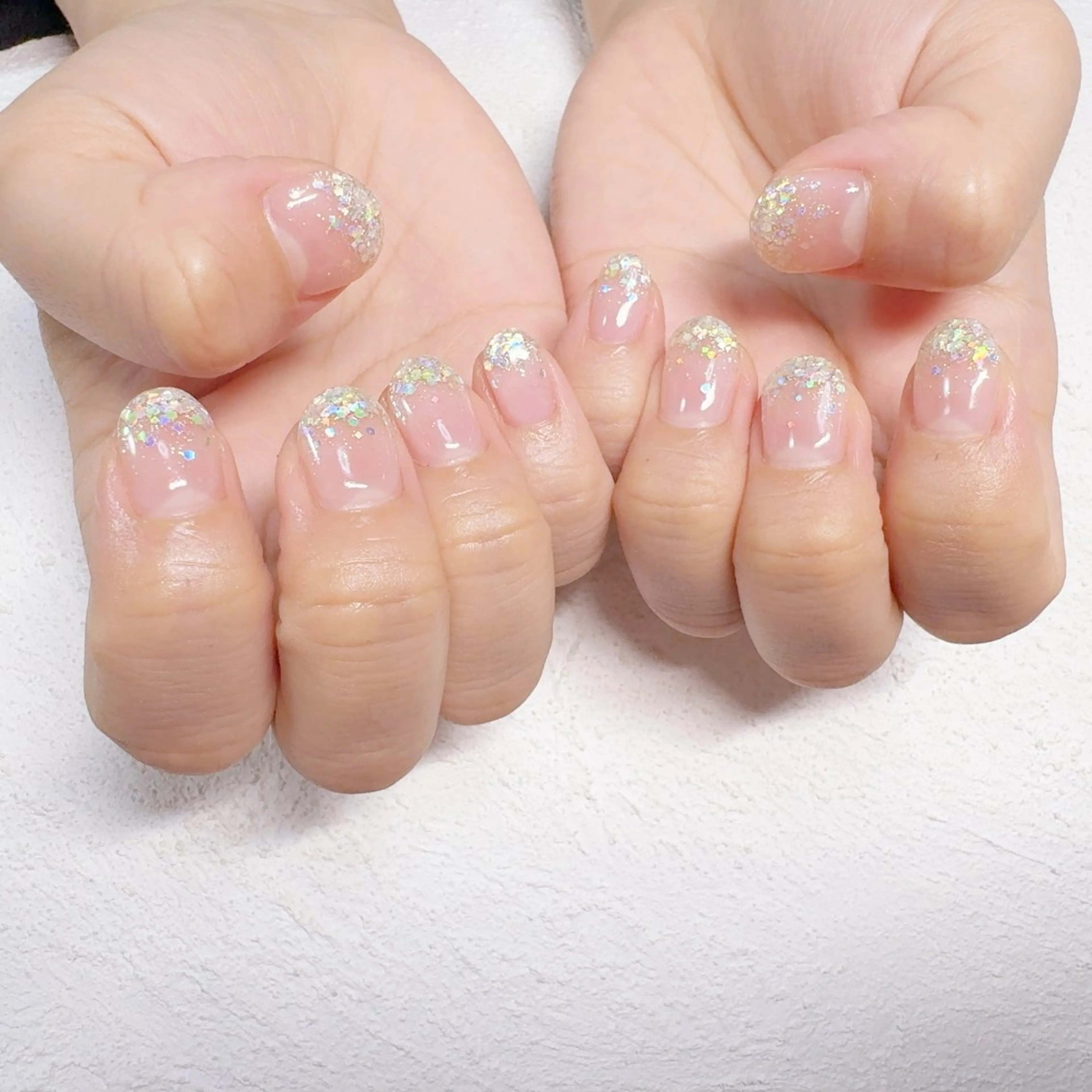 ネイル ラメ(グリッター) ラメグラデーション Regaro i.sのネイルデザイン