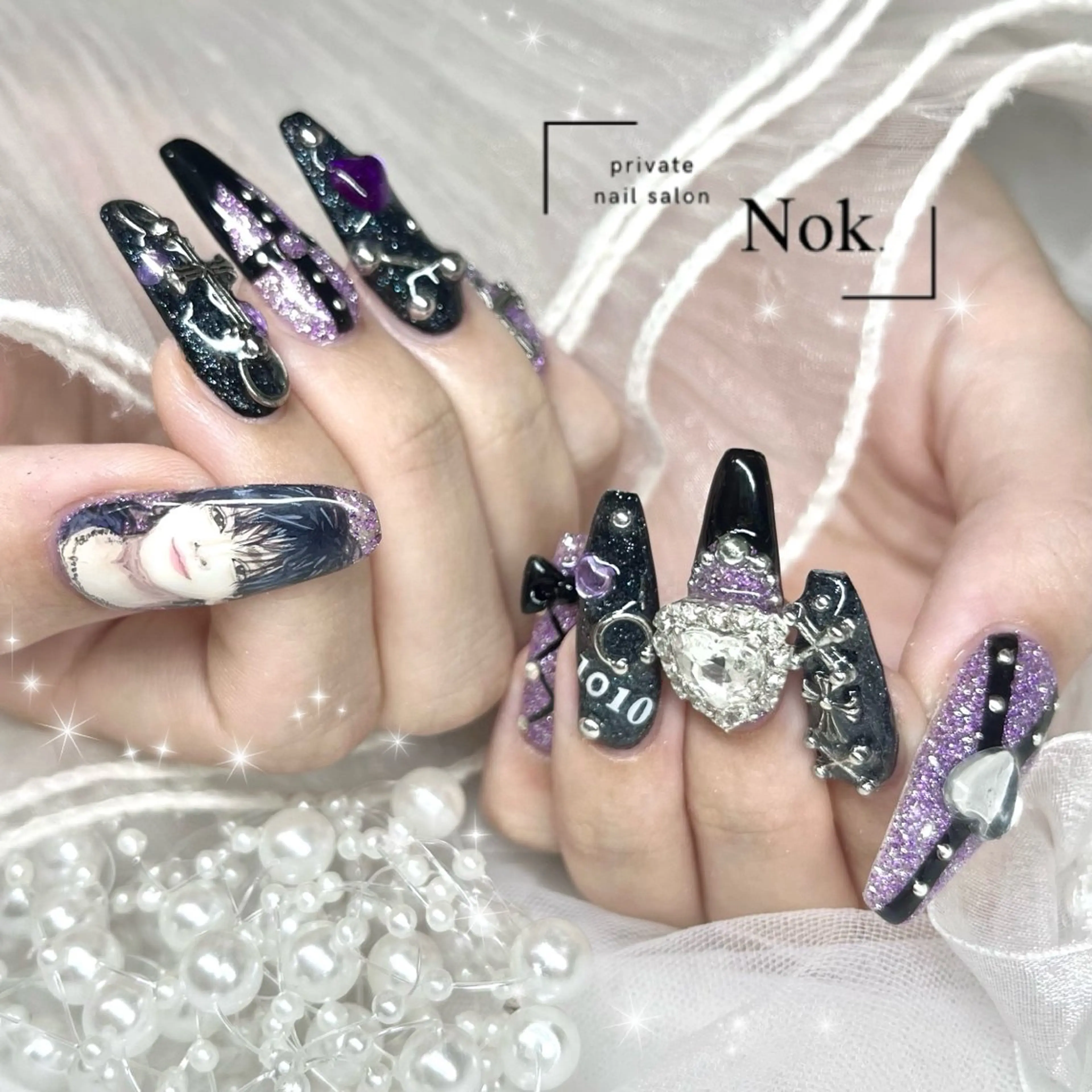 ネイル ハンドネイル 池袋痛ネイル Nok. 渡辺のネイルデザイン