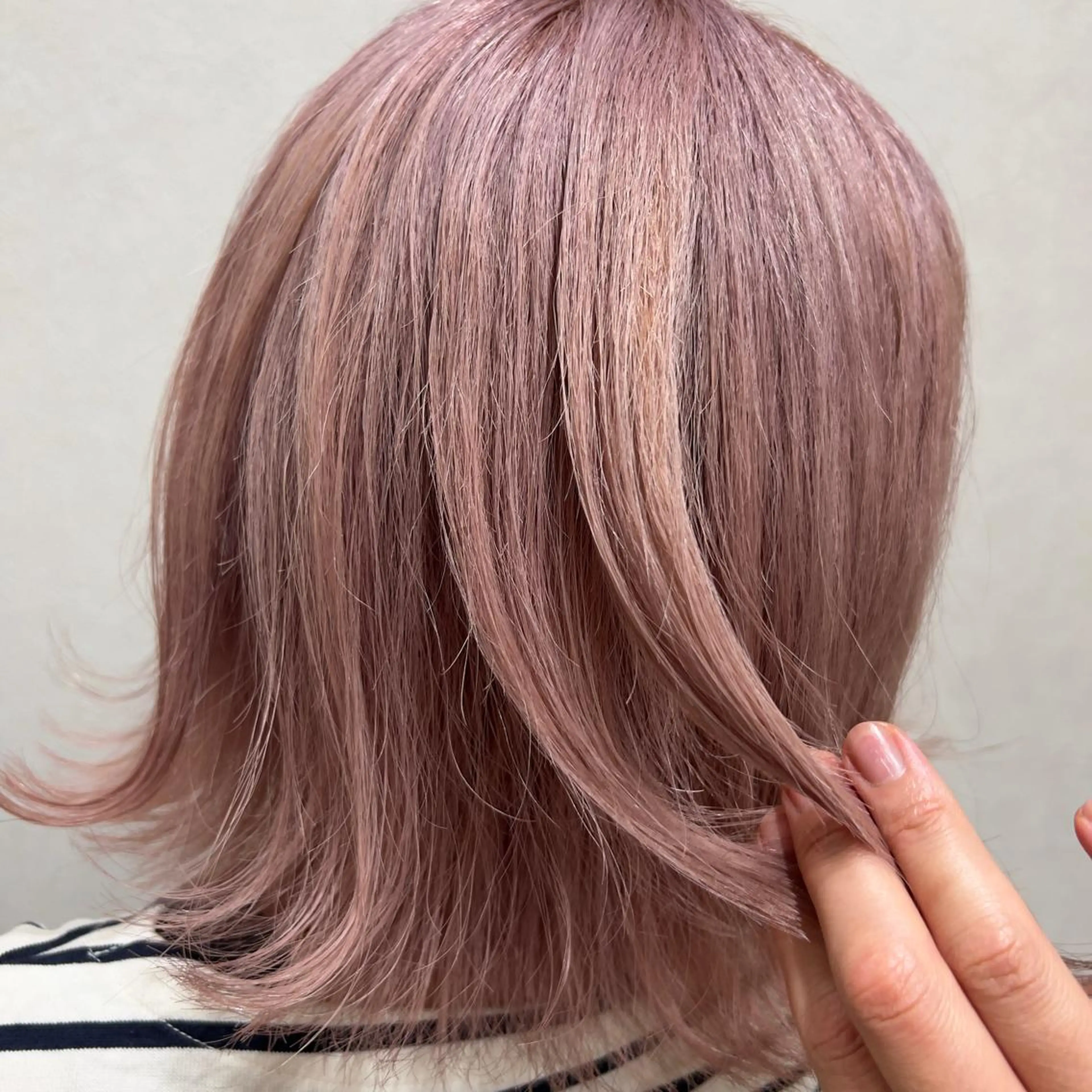 ミディアム カラー ピンクカラー 🍇おぐら めぐみ🍇のヘアスタイル