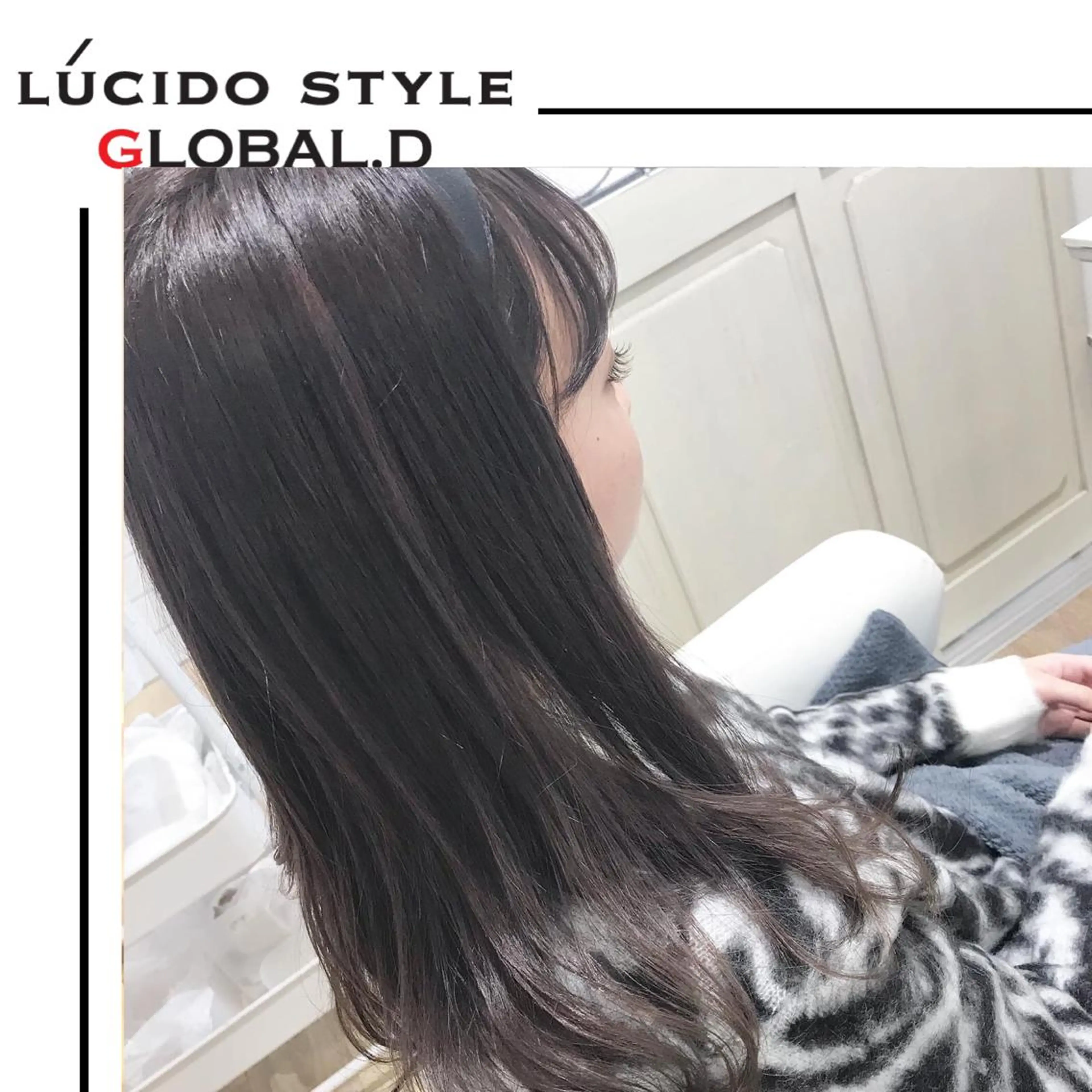 セミロング カラー Lall You 大阪所属・🥛洒落髪小顔cut なら龍崎🥛のヘアスタイル