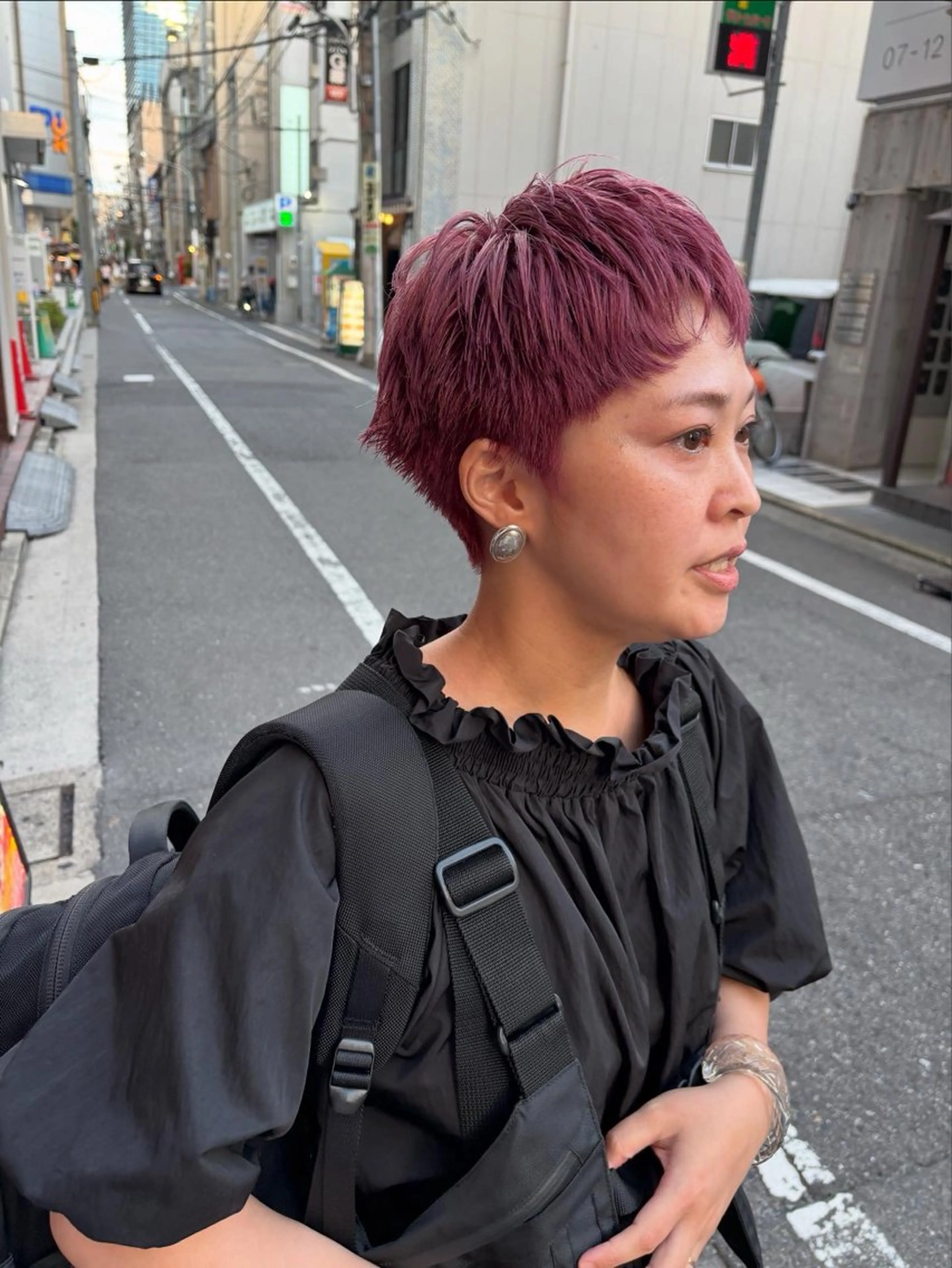 ショート カラー カット ヘアカラー トリートメント 落合 優樹のヘアスタイル