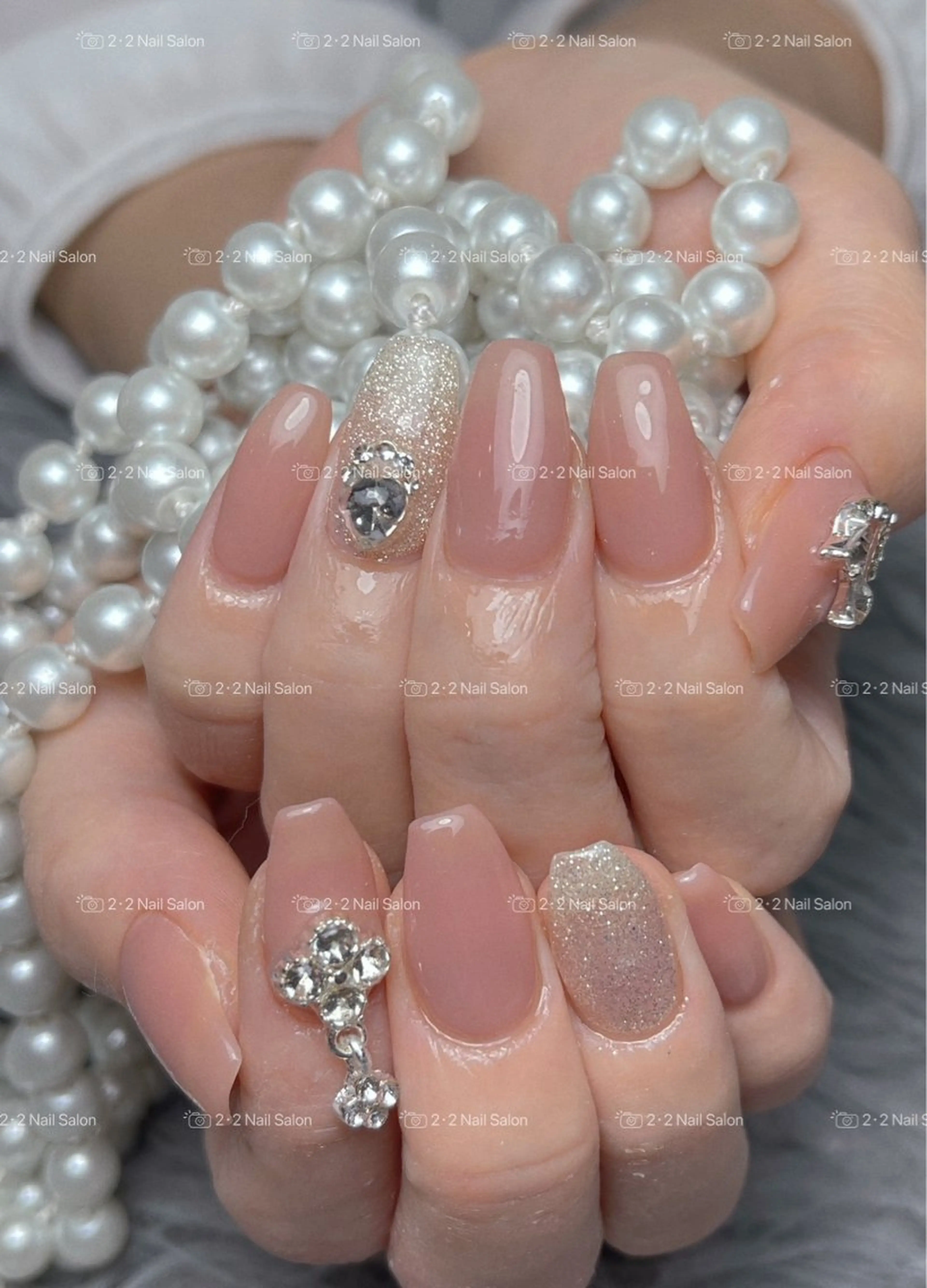 ネイル ハンドネイル 🦋y y Nail 🤍のネイルデザイン