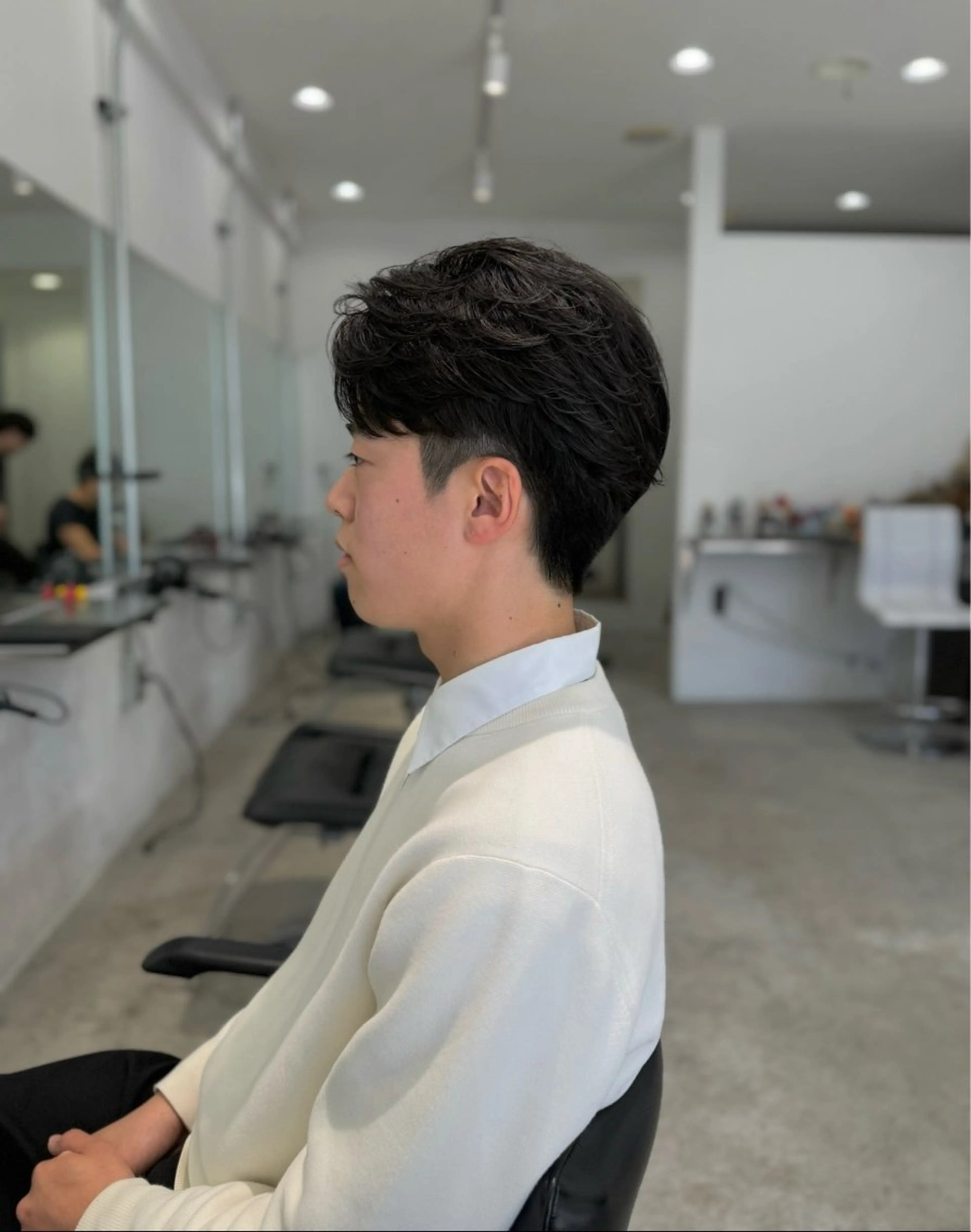 ミディアム パーマ メンズ パーマ (Lenis) takutoのヘアスタイル