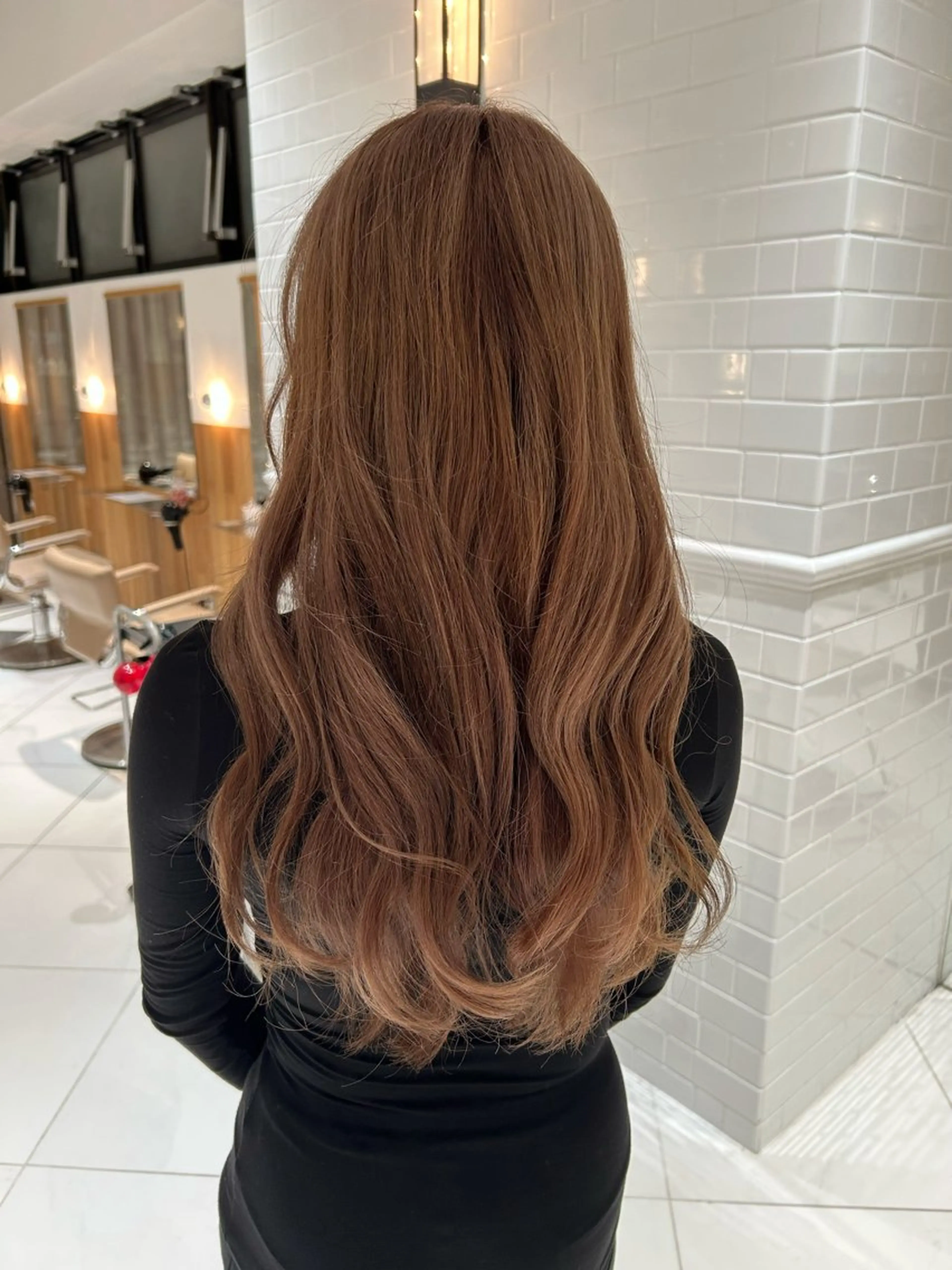 ロング カラー ベージュカラー ブリーチ 透明感カラー Manaka ☺︎のヘアスタイル