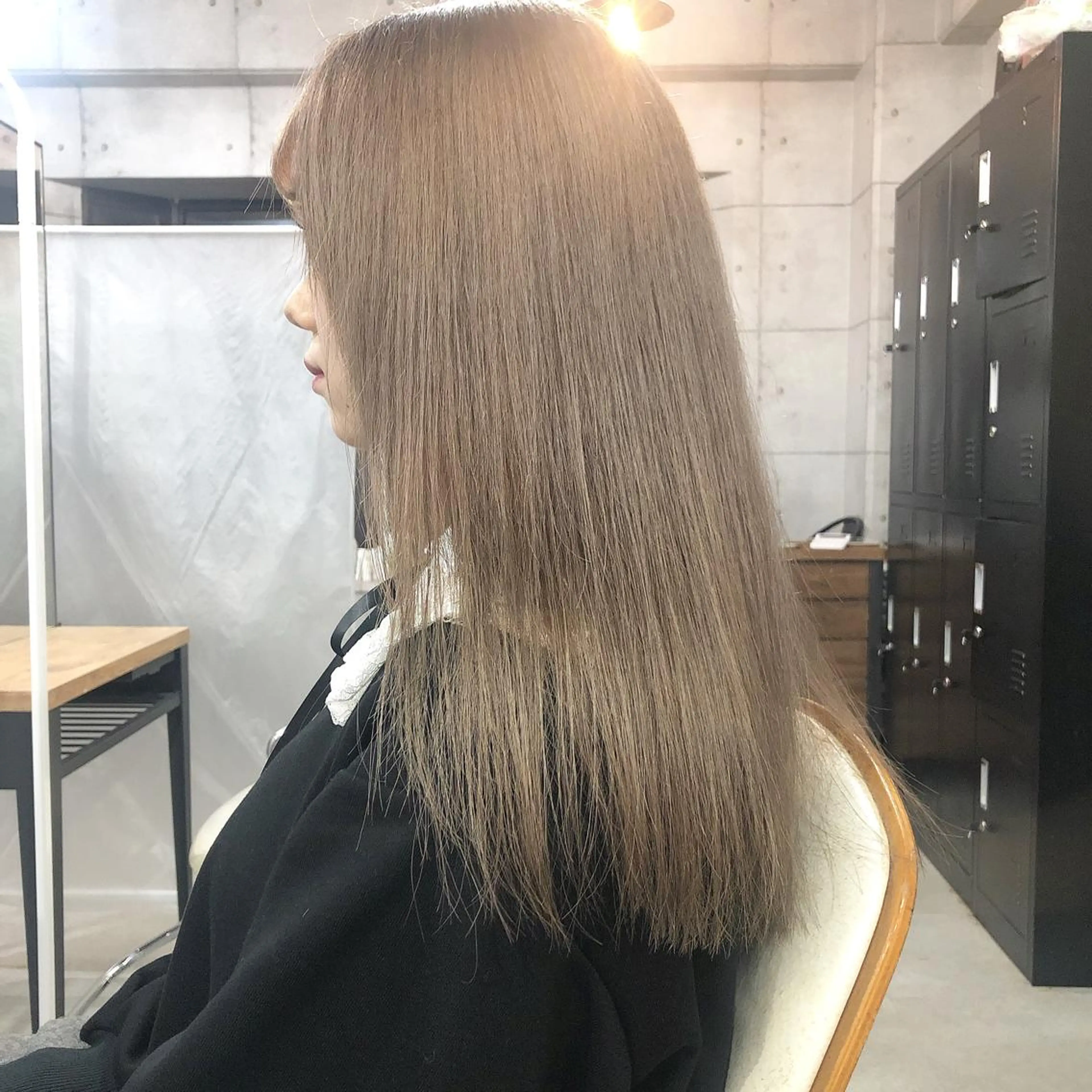 ミディアム カラー パーマ ヘアアレンジ メンズ キッズ ネイル マツエク・マツパ カット ヘアカラー トリートメント 艶髪育成サロン 京橋　shinのヘアスタイル