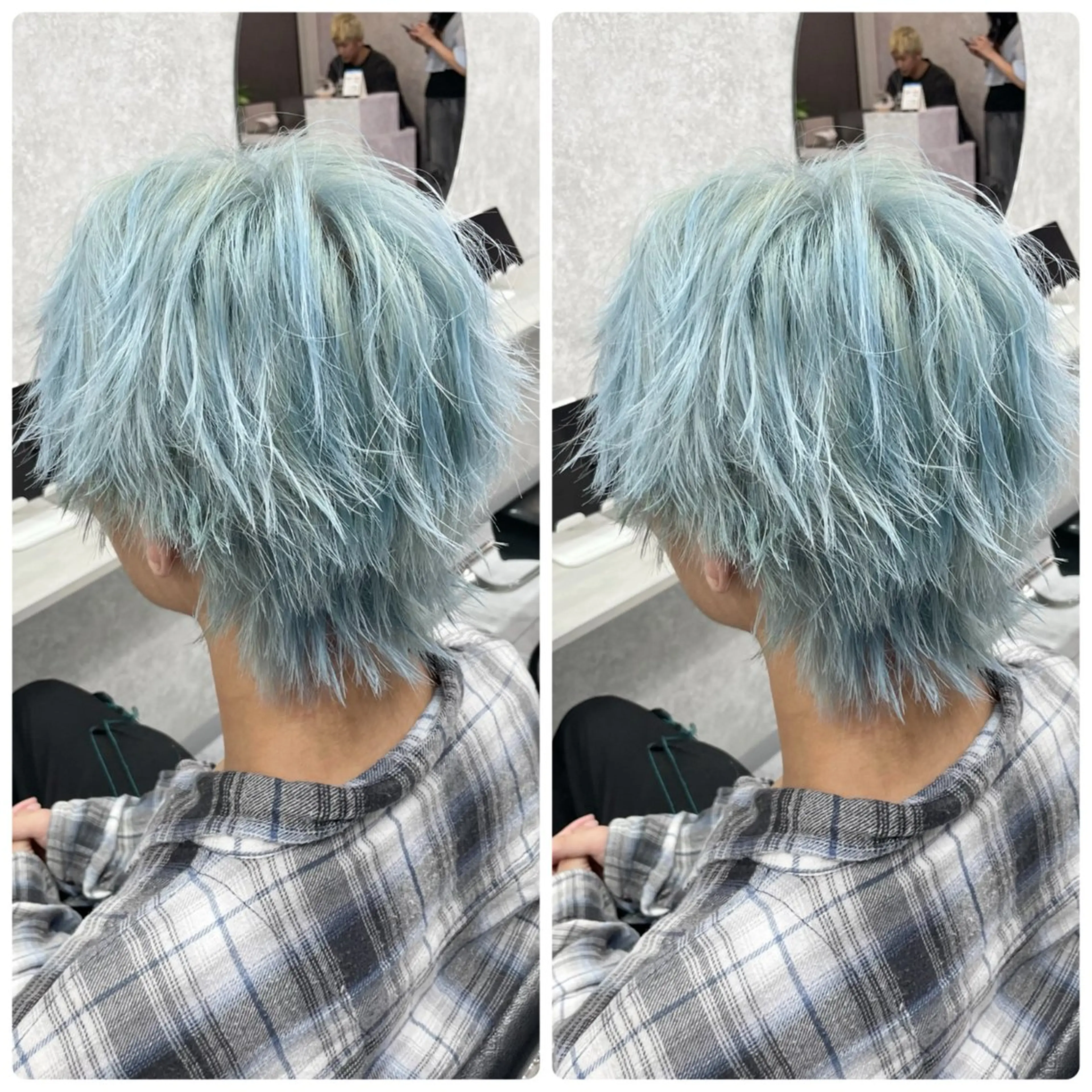 ショート カット 🦋ハイトーン🦋 石山 希理🦋のヘアスタイル