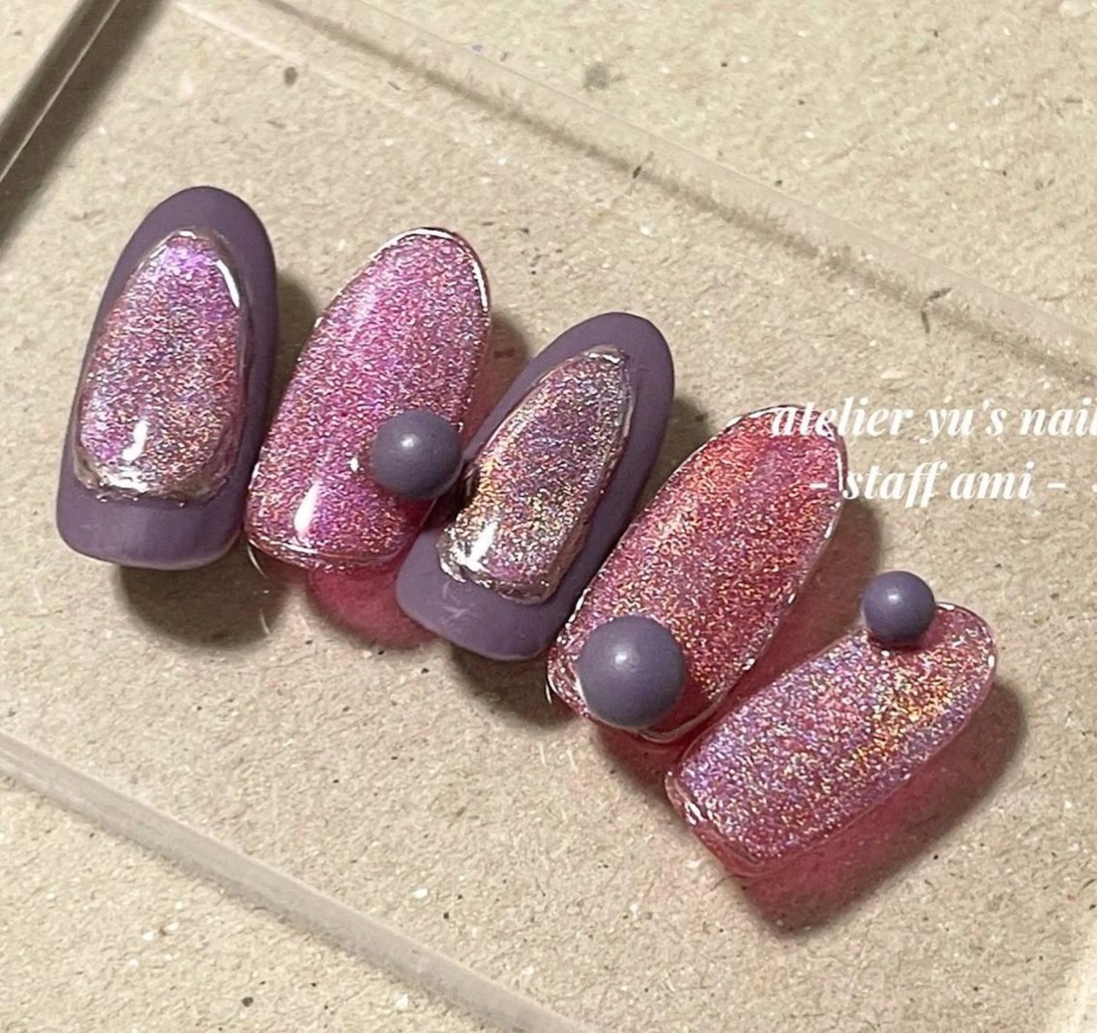 ネイル ハンドネイル ハンドケア atelier yu's nailのネイルデザイン