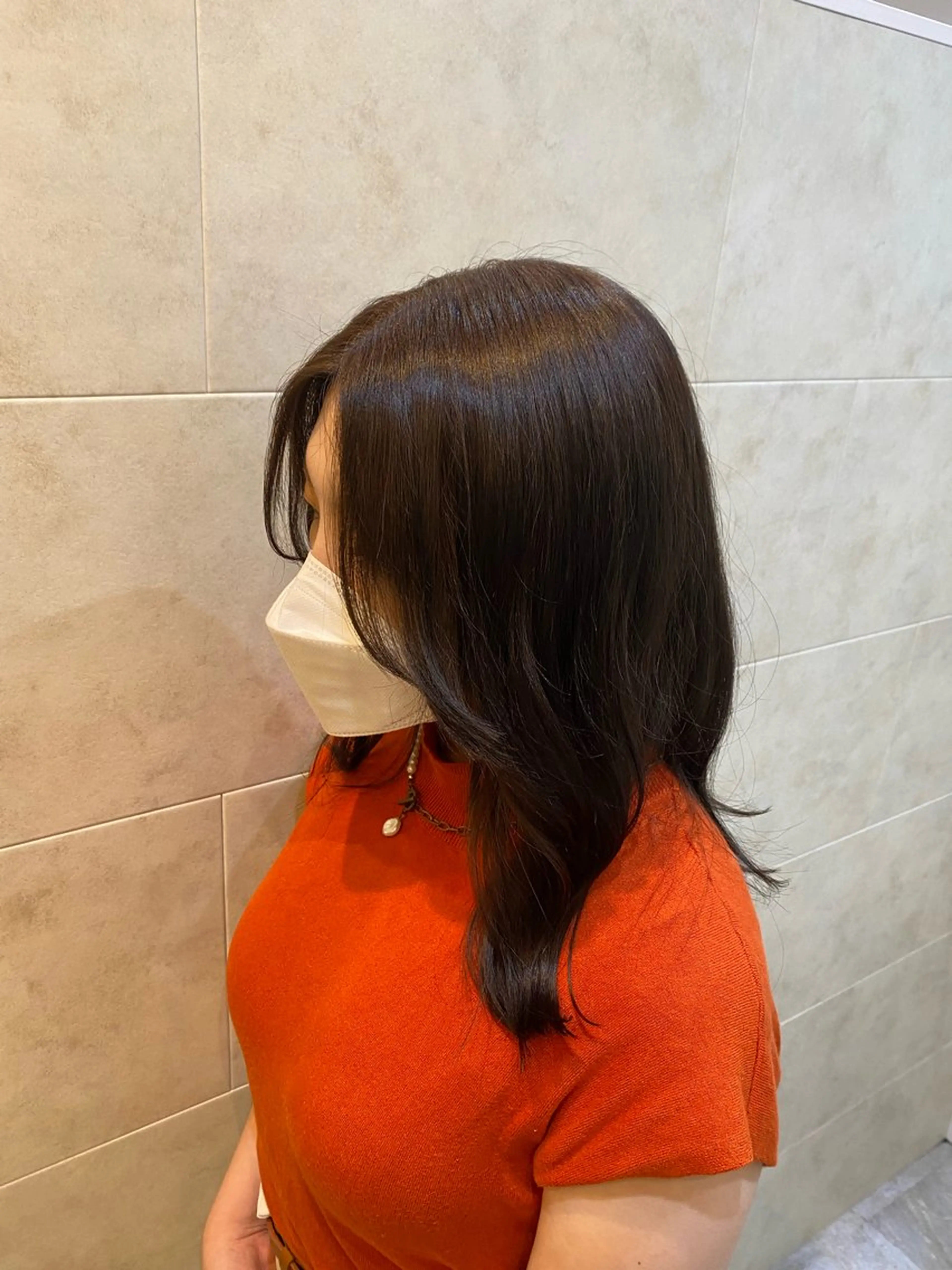 セミロング カラー 【髪質改善 艶髪】 布川 莉穂のヘアスタイル