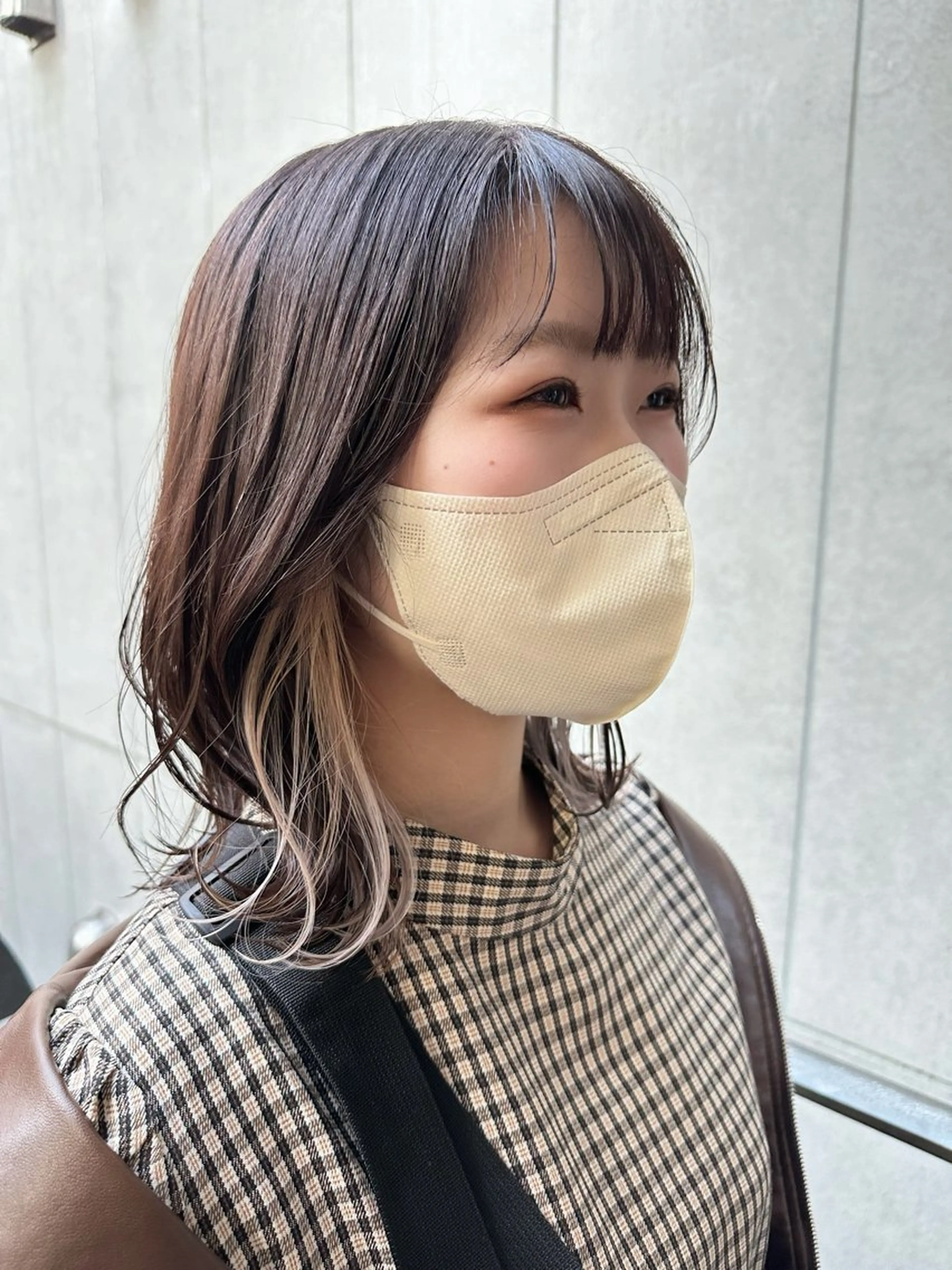 ミディアム カラー パーマ ヘアアレンジ イヤリングカラー インナーカラー カット ヘアカラー トリートメント 髪質改善/韓国風 レイヤー/田村祐樹のヘアスタイル