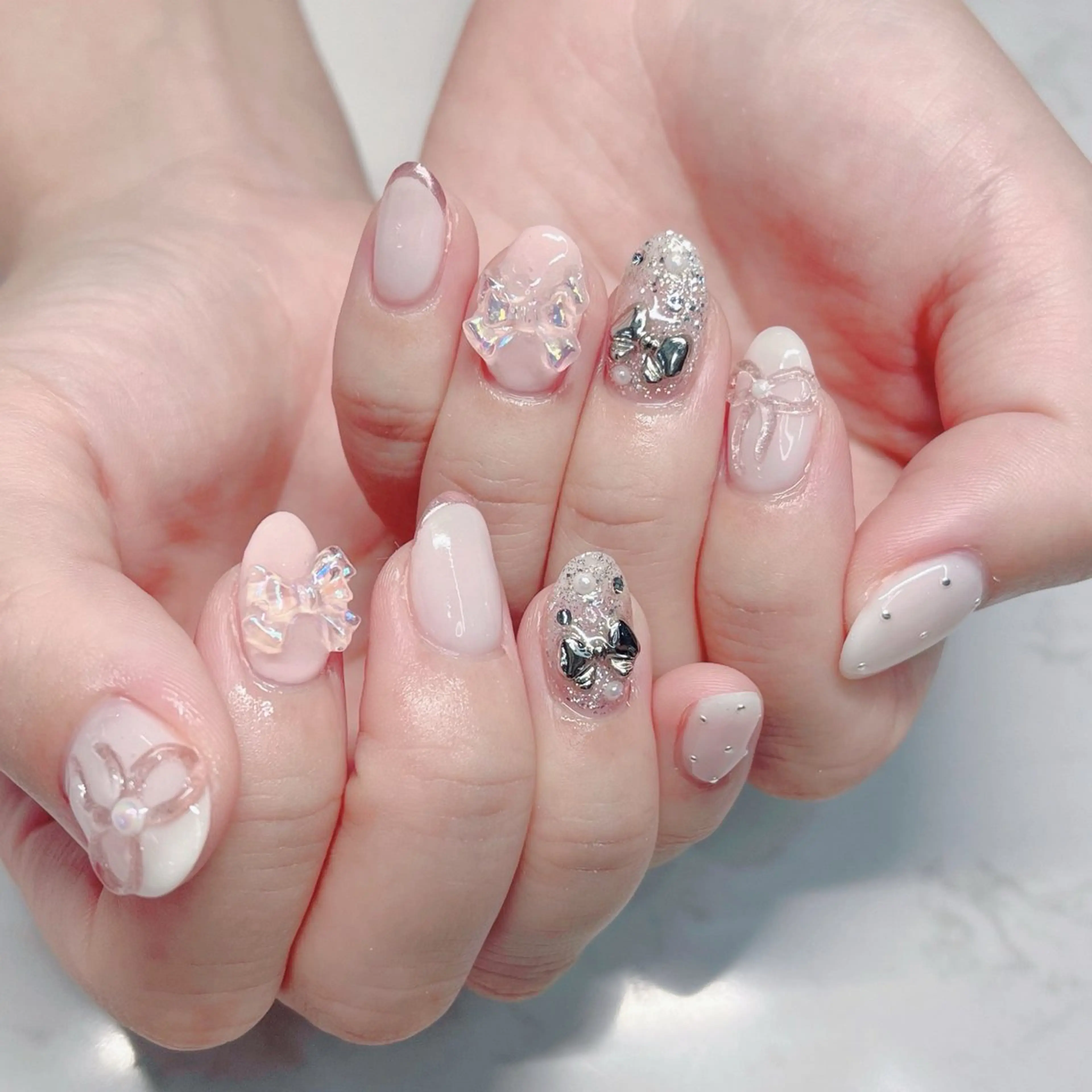 ネイル アートネイル ハンドネイル otomi 🌼*･のネイルデザイン