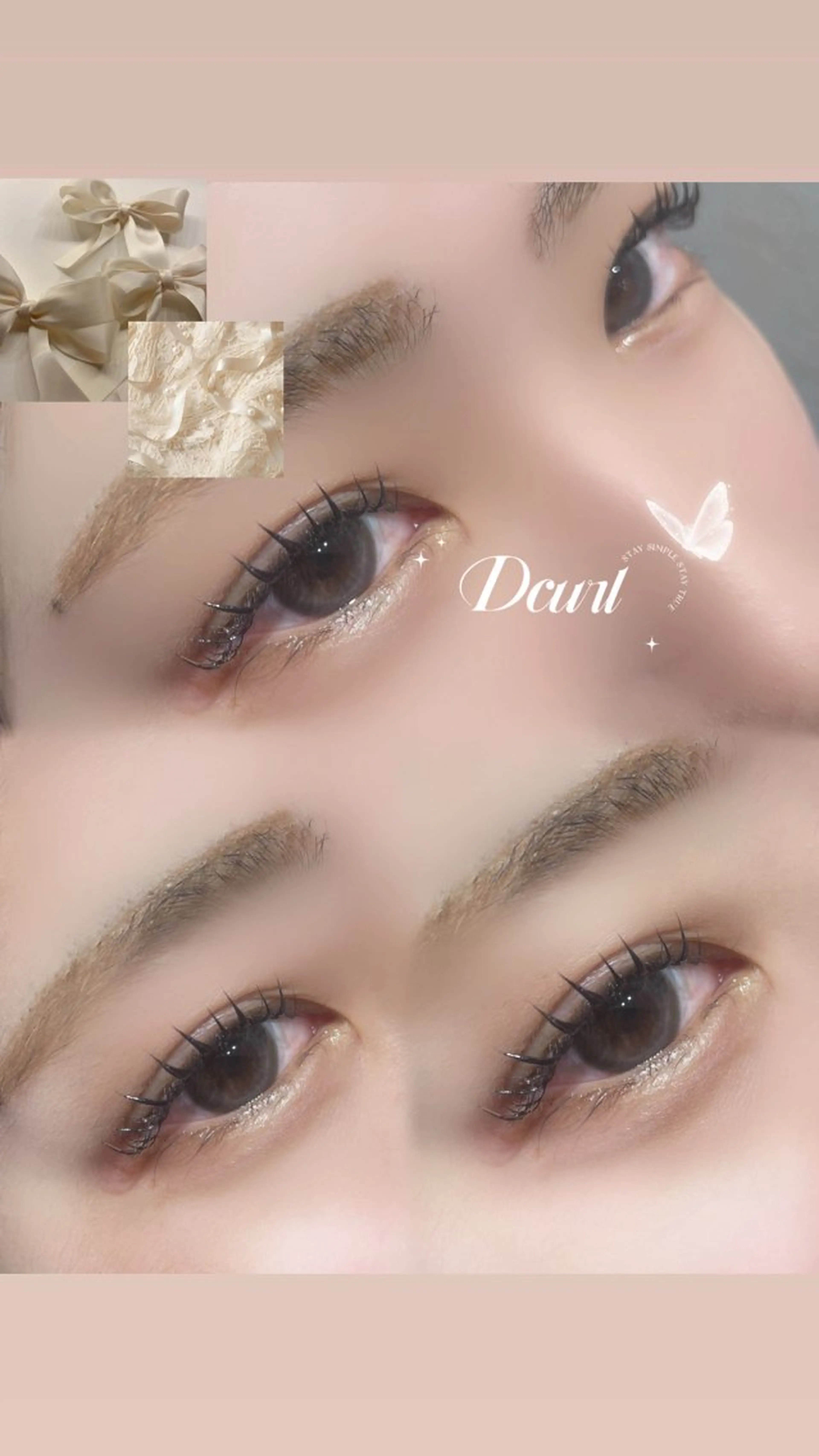 マツエク・マツパ 束感まつ毛 Dカール 原田 美羽🎀のマツエク・マツパデザイン