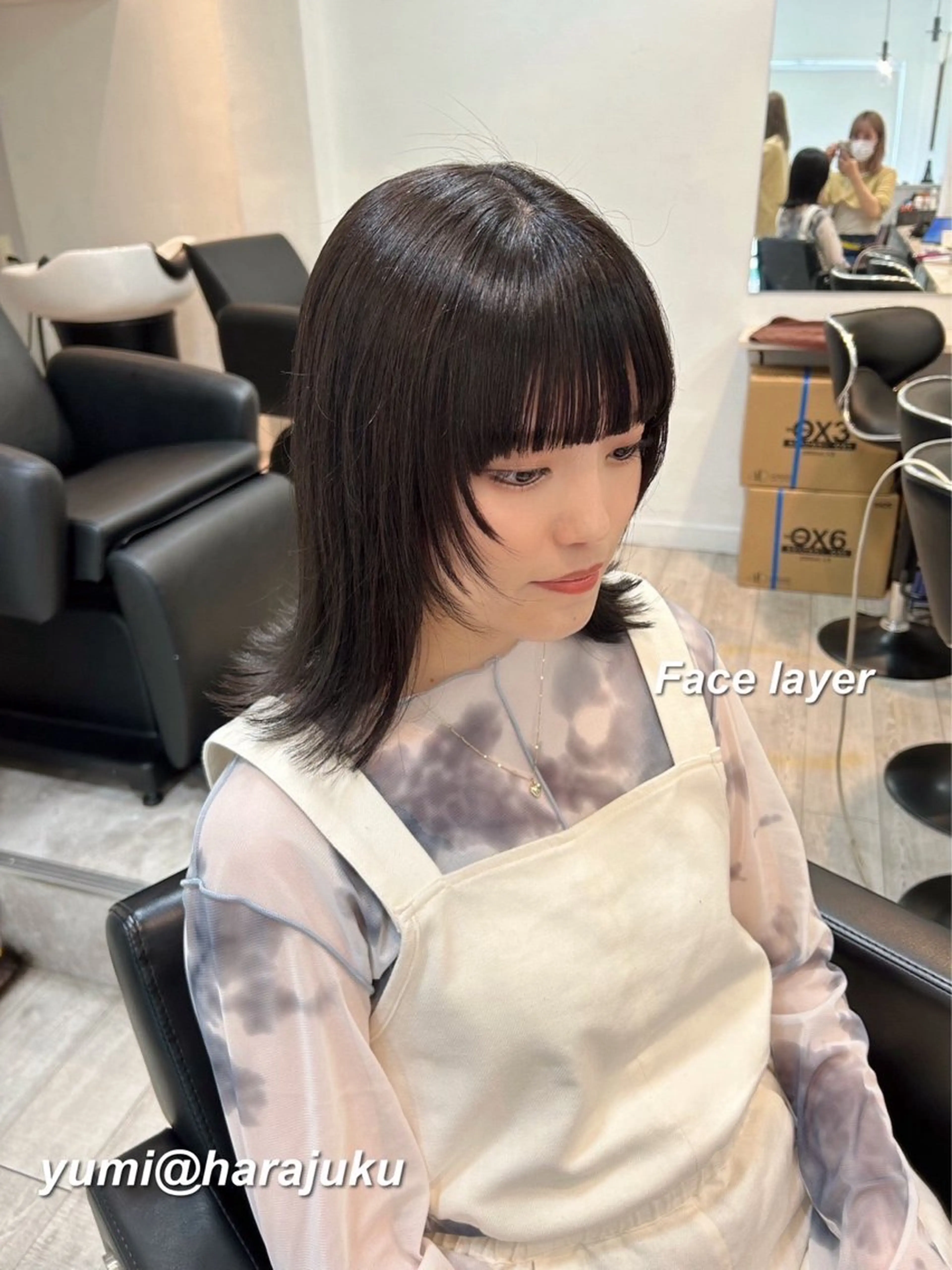 ミディアム カラー パーマ ヘアアレンジ メンズ ワット 原宿のヘアスタイル