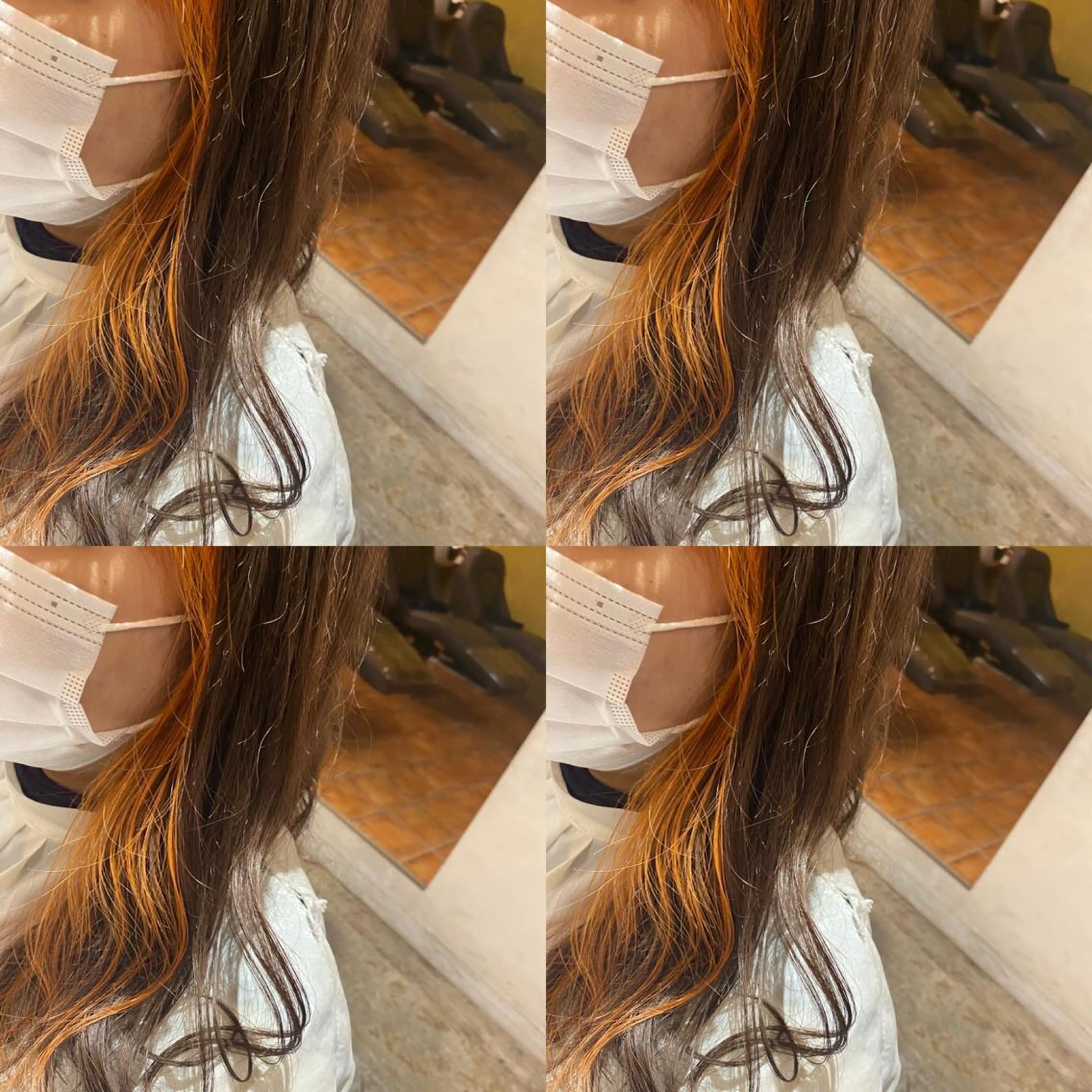 セミロング カラー カット ヘアカラー トリートメント レイヤー×艶髪特化 マネージャー安藤光司のヘアスタイル