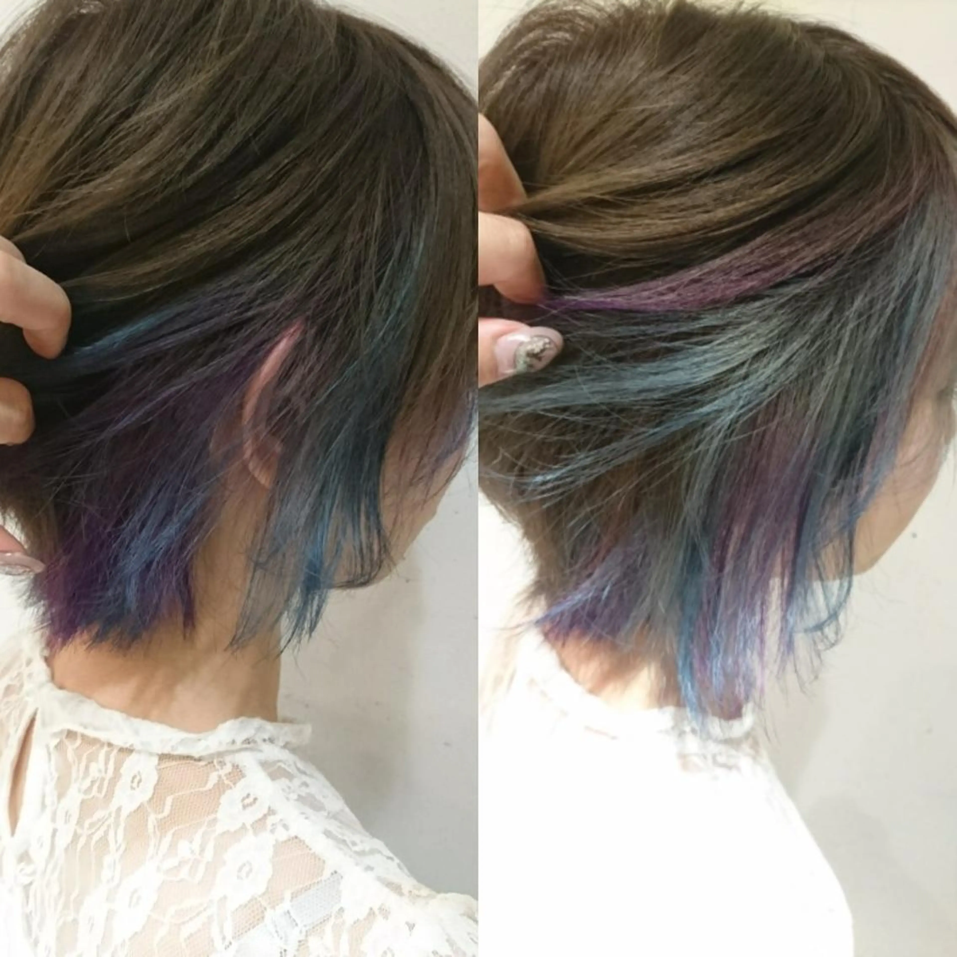 ショート カラー デザインカラー ショートヘア 永島 さとみのマツエク・マツパデザイン