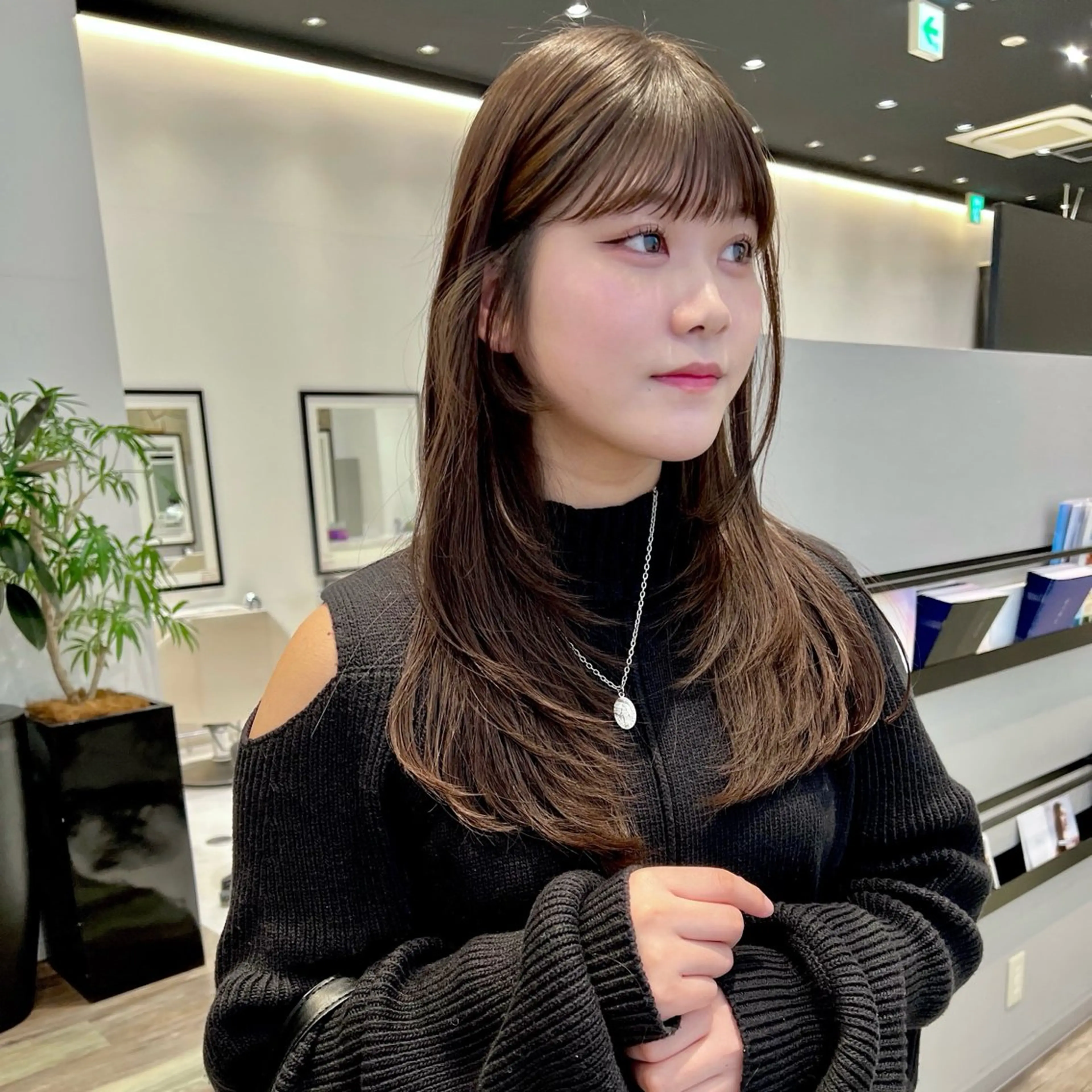 ロング カラー 透明感カラー ヘアカラー k-two あべのキューズモール所属・k-two 天王寺♡ honokaのヘアスタイル