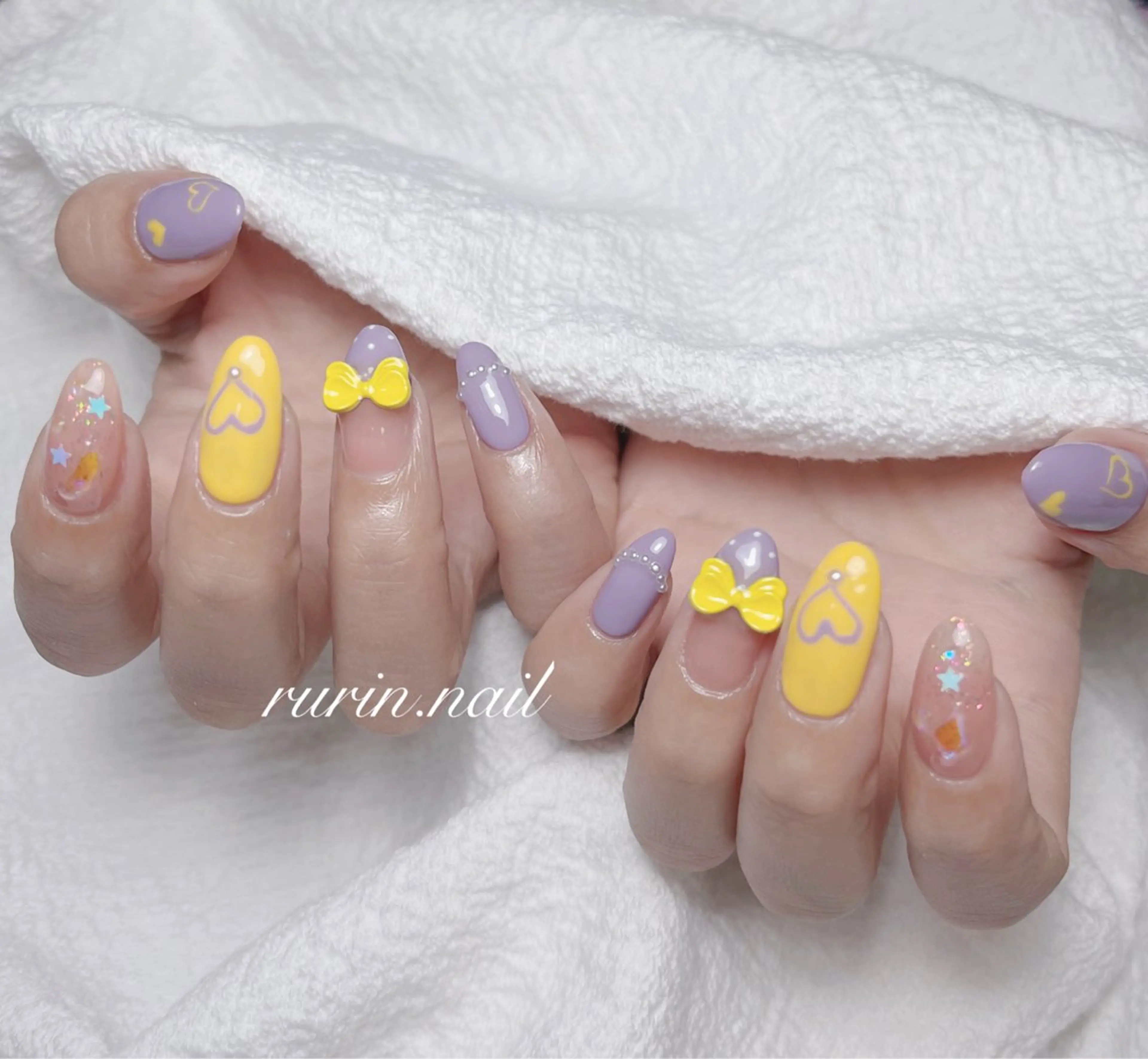 ネイル 春ネイル ルリン サロン💅のネイルデザイン