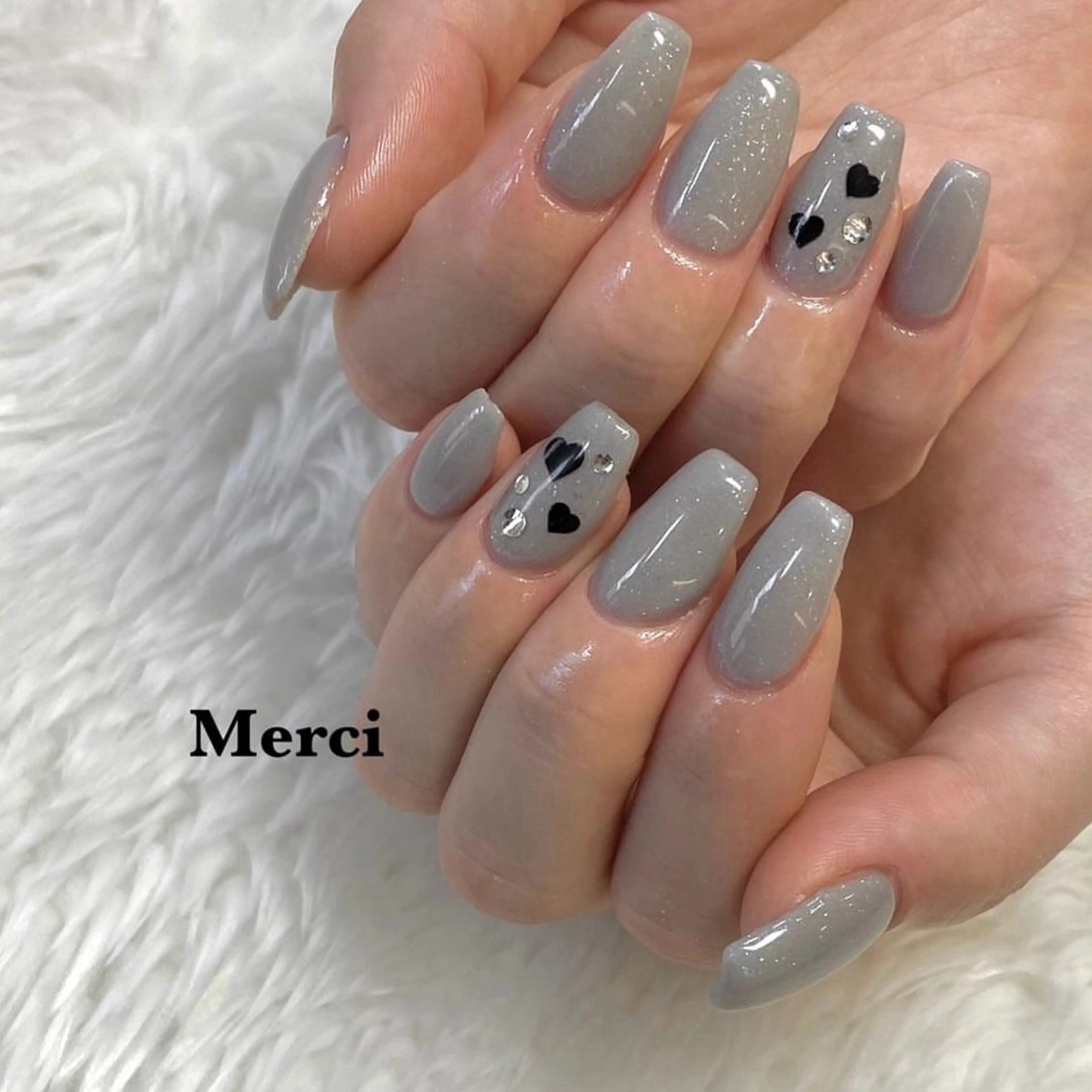 ネイル ハンドネイル Merci MAYURI️🎀️のネイルデザイン
