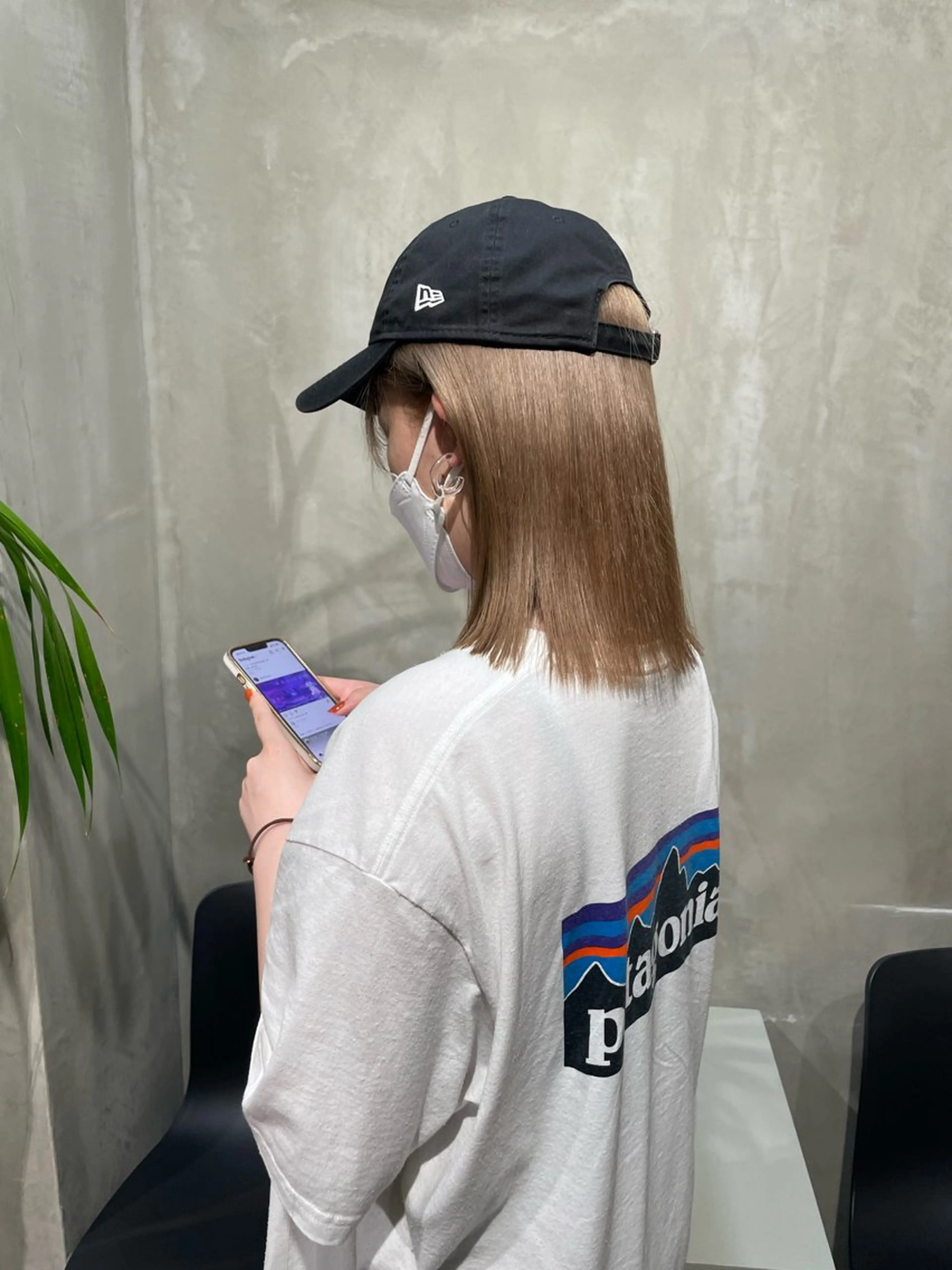 ミディアム カラー カット ヘアカラー トリートメント 野村矩樂/パーマ /縮毛矯正のヘアスタイル