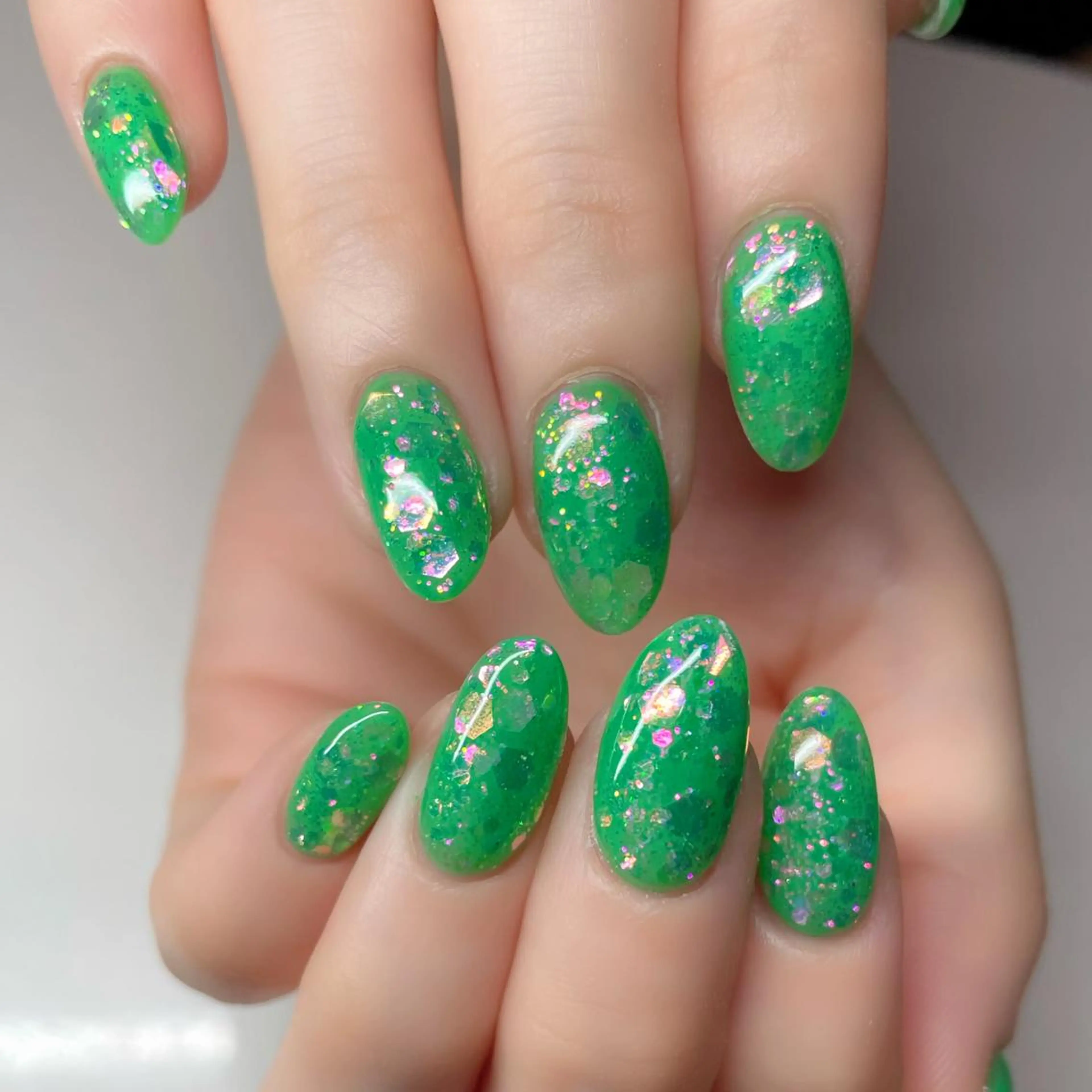 ミディアム ネイル 下妻ネイルサロン/ パラジェルのネイルデザイン