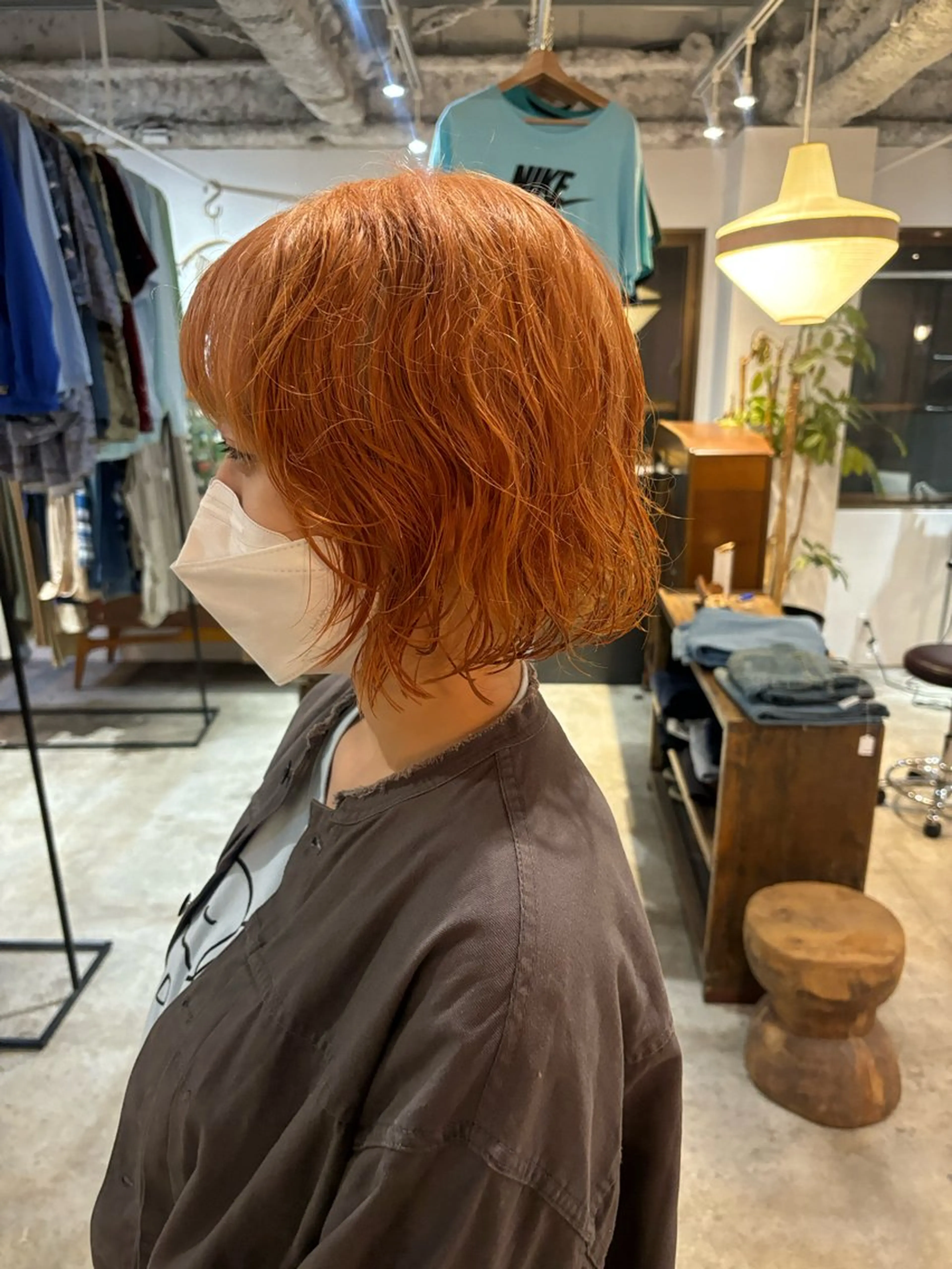 ショート カラー パーマ カット ヘアカラー トリートメント Hayashi Shioriのヘアスタイル