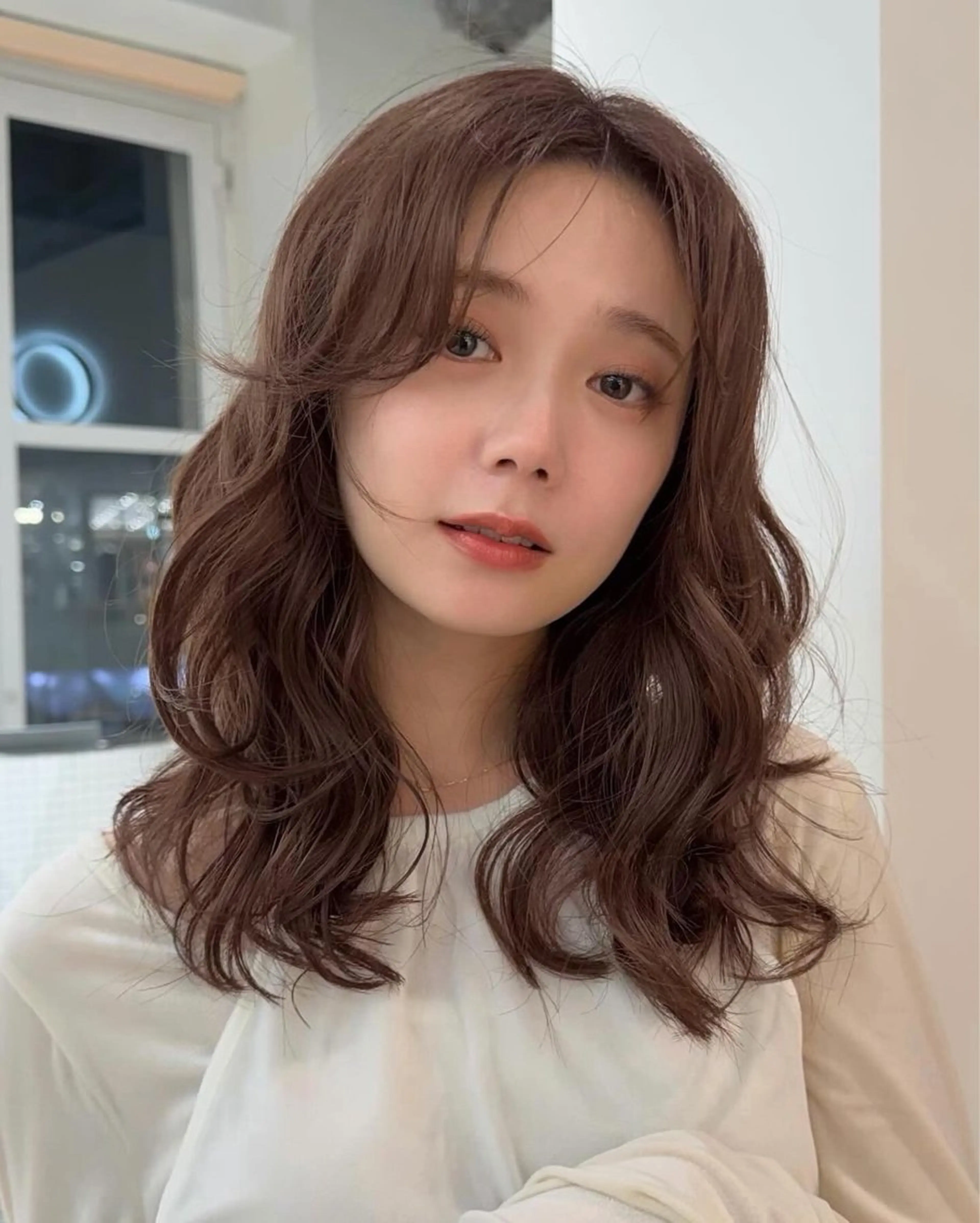 ミディアム カラー パーマ ミディアムパーマ パーマモデル募集中 Unami 太田英寿のヘアスタイル