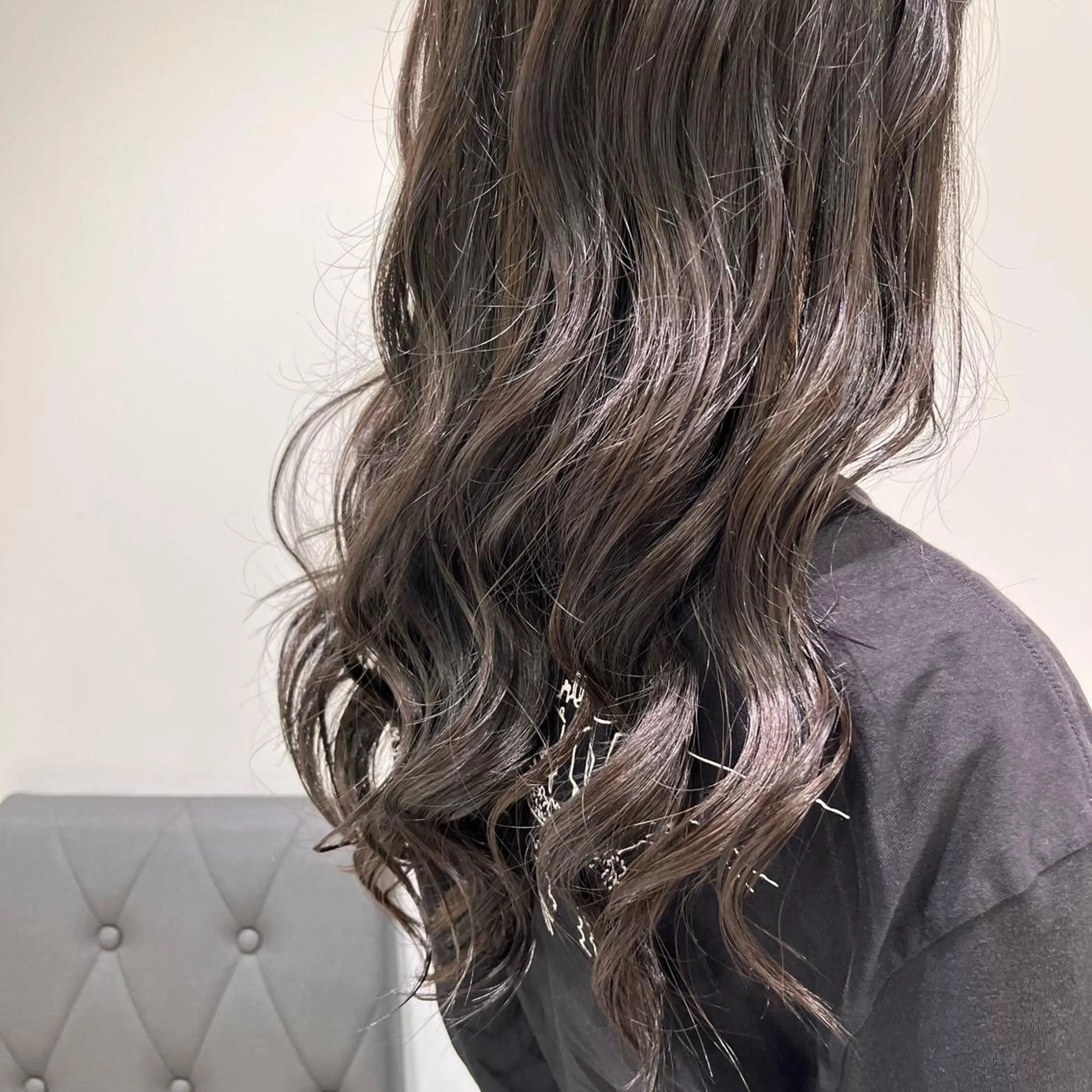 セミロング カラー ブルーカラー カット ヘアカラー トリートメント 【メンズ縮毛矯正/ Ryokaのヘアスタイル