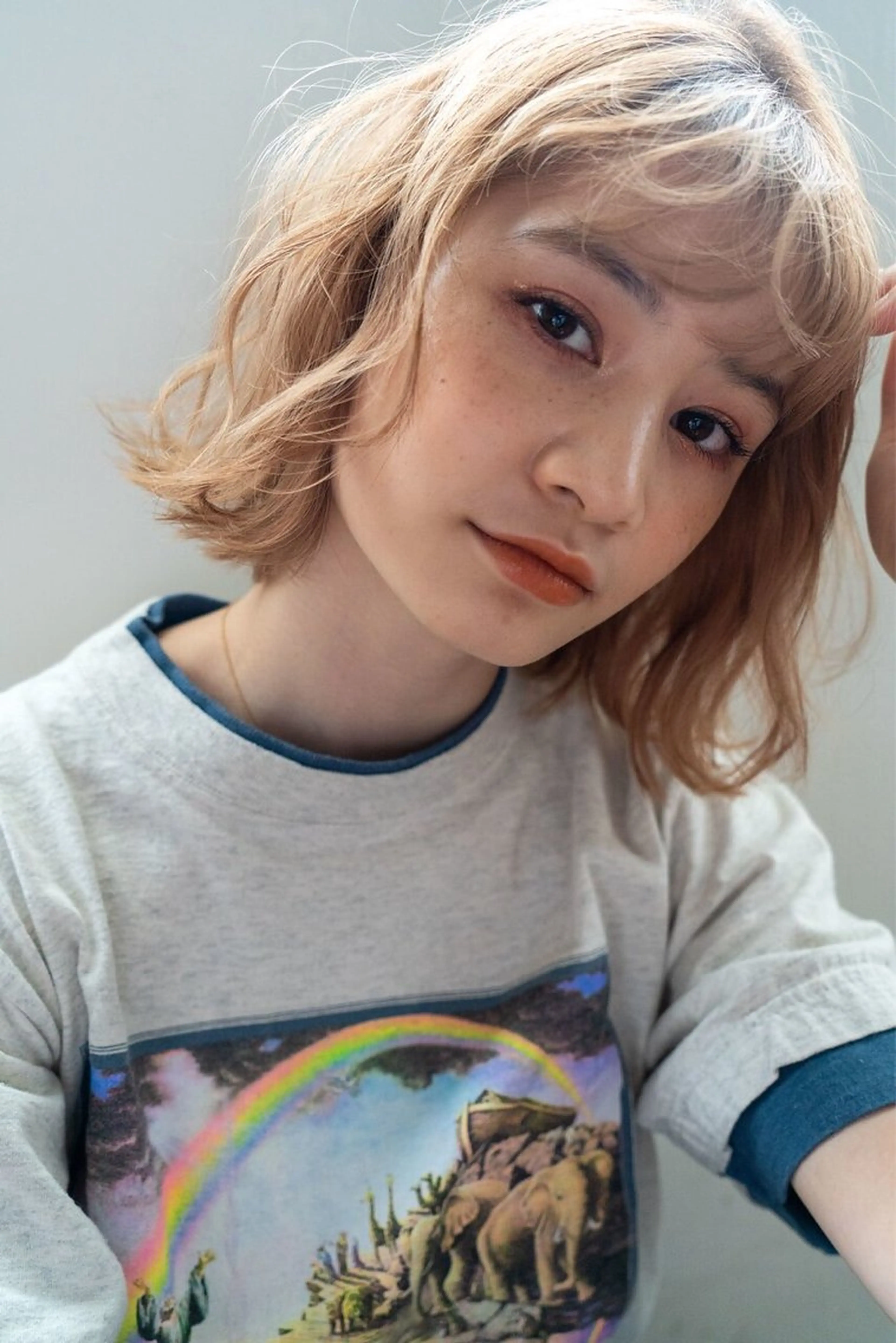 ショート カラー ヘアカラー 湯浅 葵のヘアスタイル