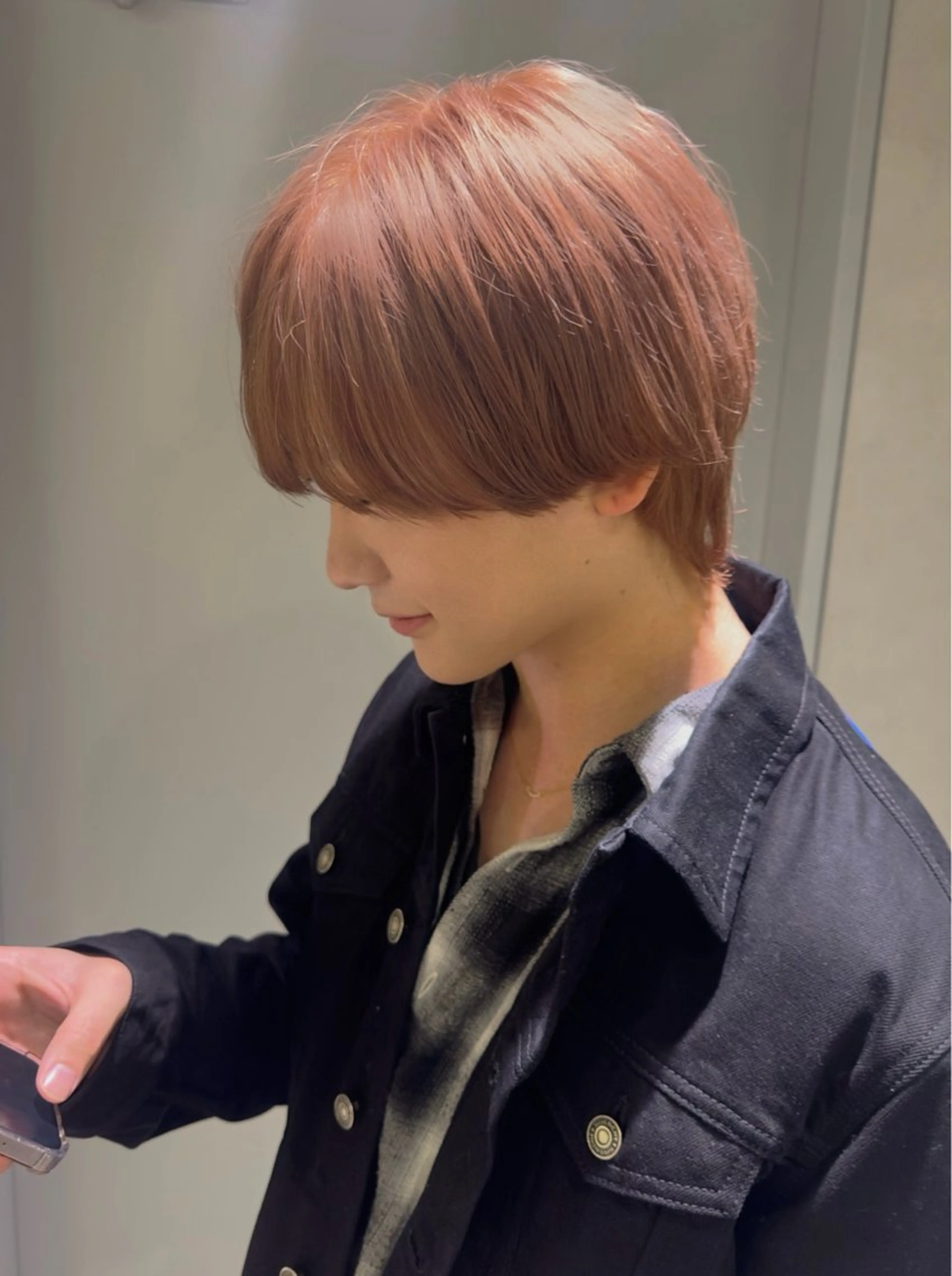 ショート カラー メンズ 加藤拓海 /モデル募集中のヘアスタイル