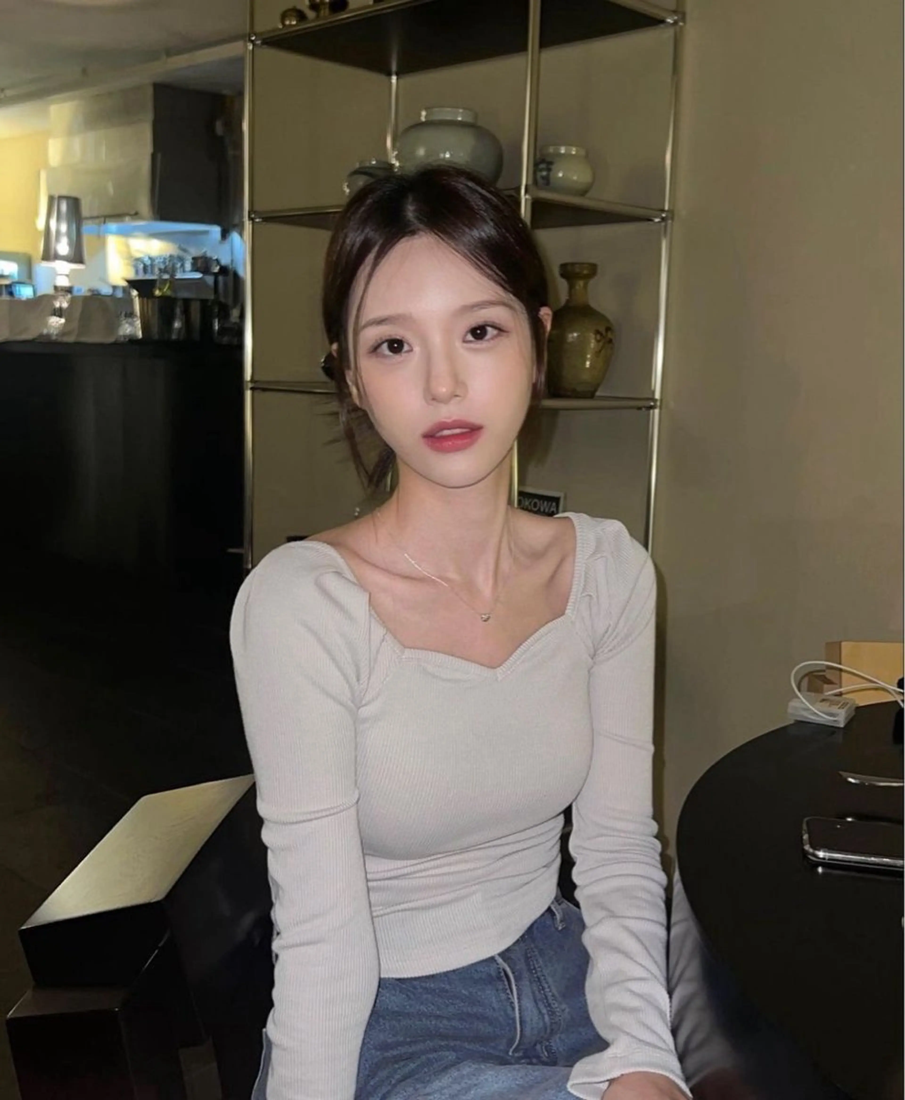 ロング カラー カット ヘアカラー トリートメント 莉乃/縮毛矯正/髪質 改善/艶カラーのヘアスタイル