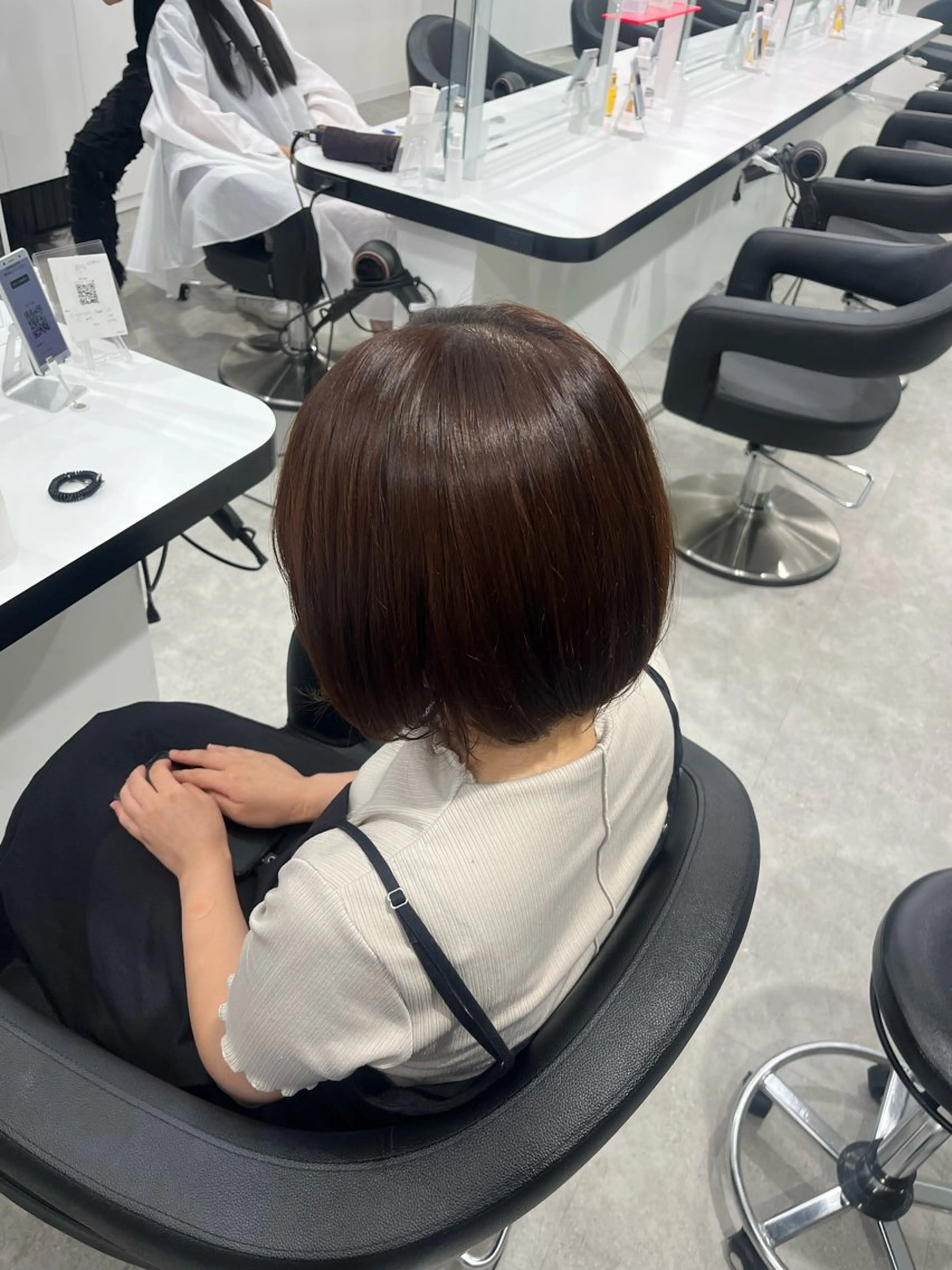 ショート カラー みう/仙台/暖色/ 艶髪/顔周りカット/のヘアスタイル