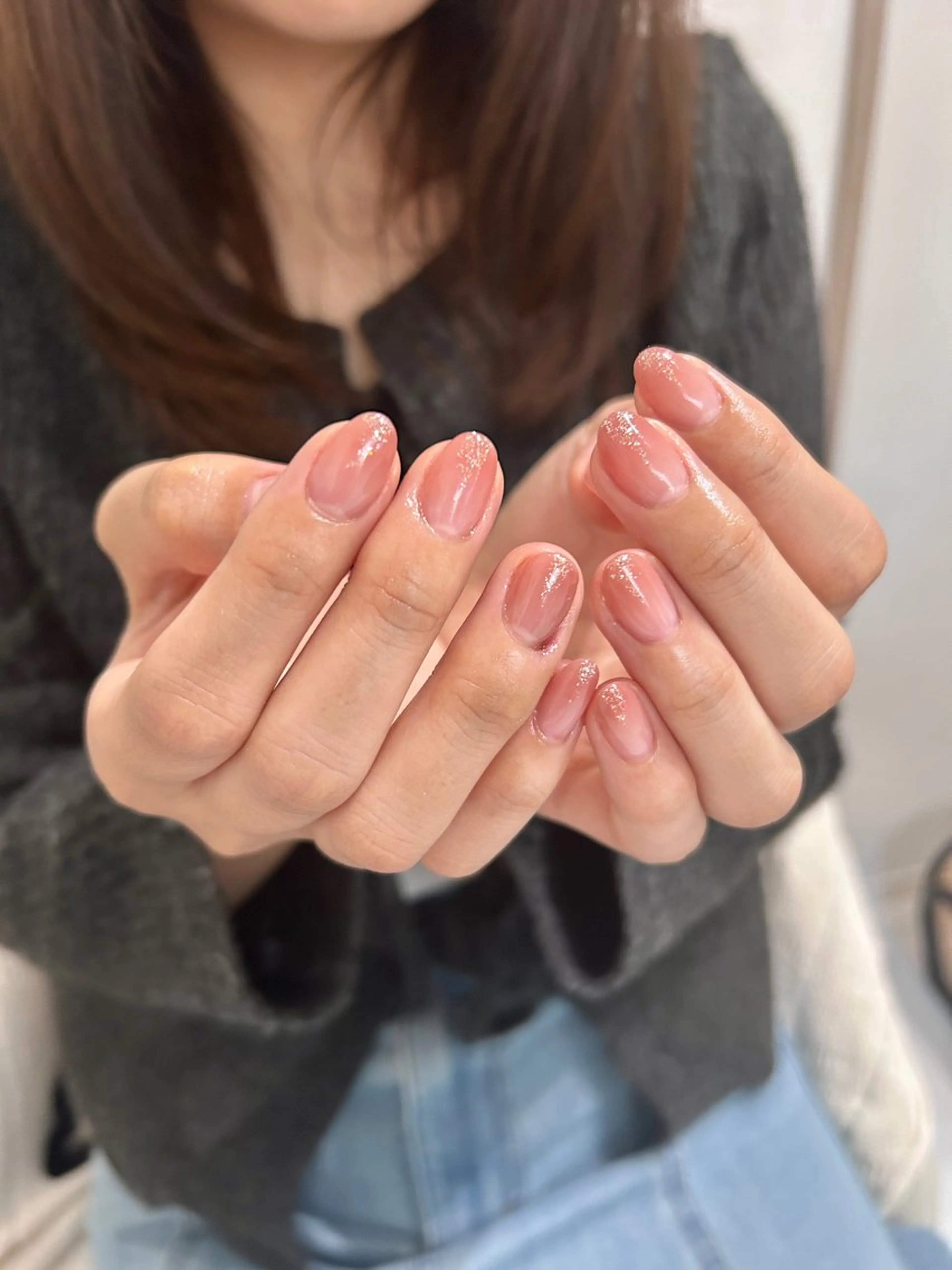 ネイル グラデーション キラキラネイル ラメ(グリッター) ハンドネイル nail salon moiのネイルデザイン