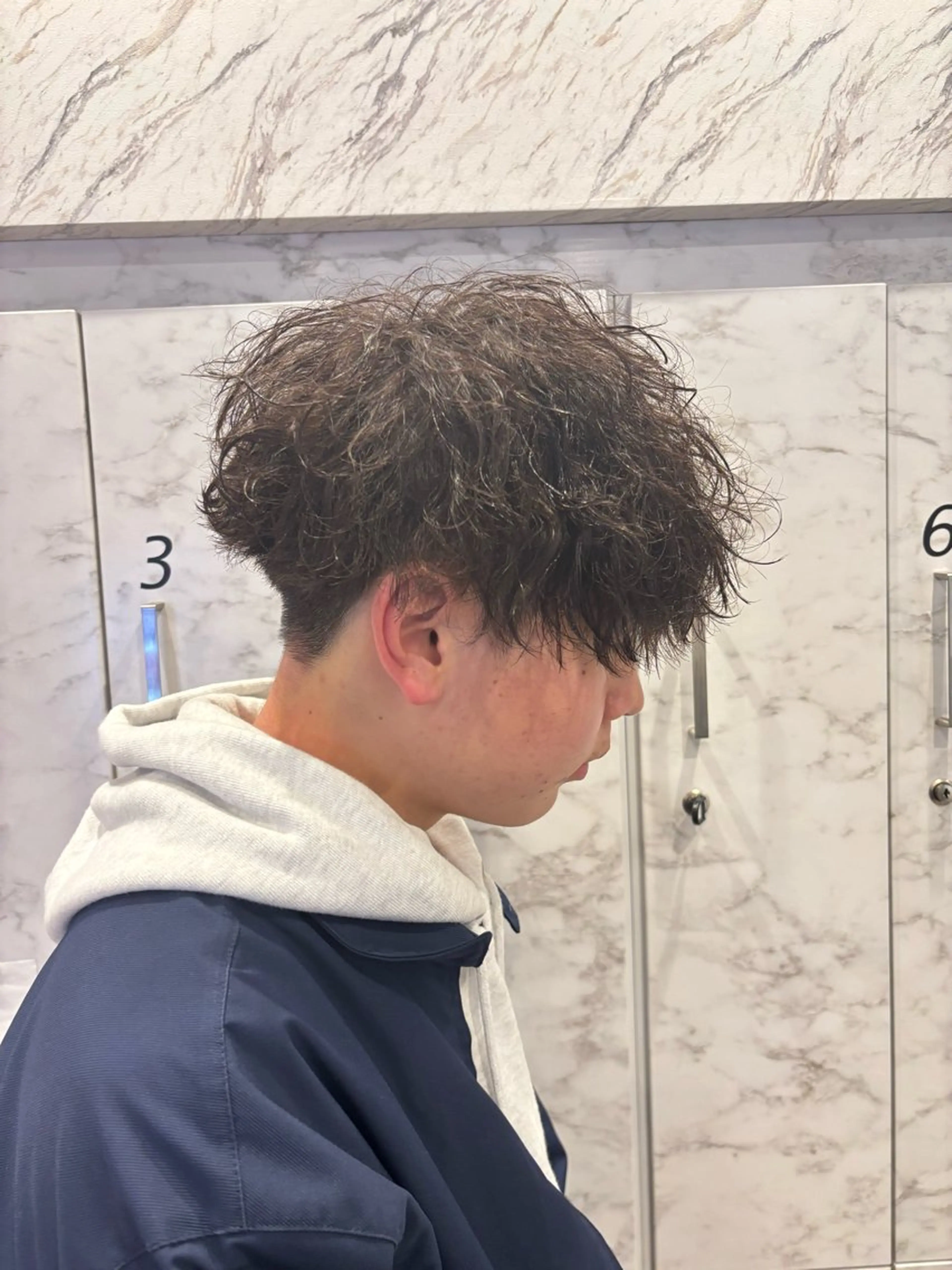 メンズ 波巻きパーマ 菅原流星🌟カット/ メンズ/メンズパーマのヘアスタイル