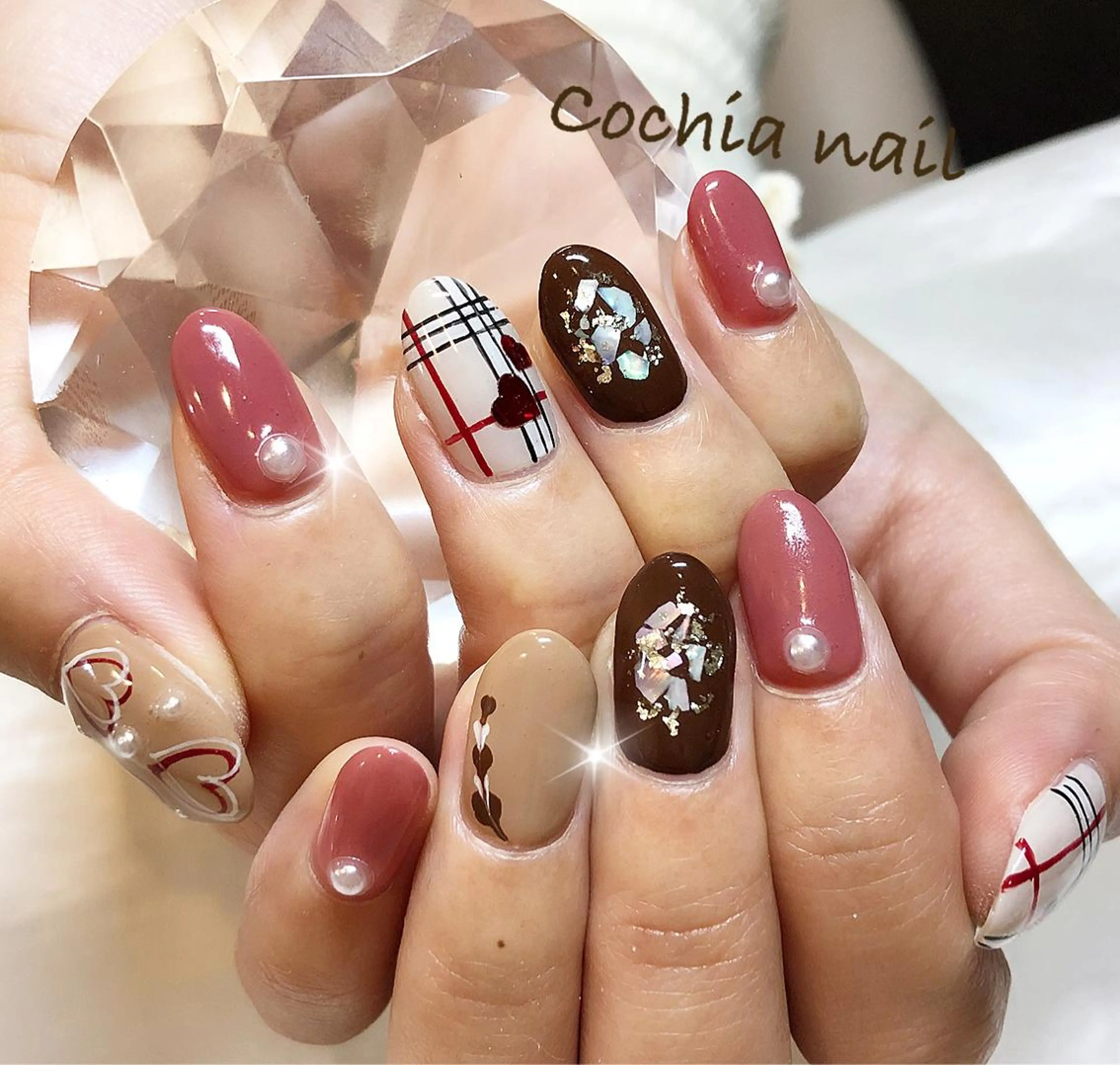ネイル ハンドネイル ☆Cochia nail☆のネイルデザイン