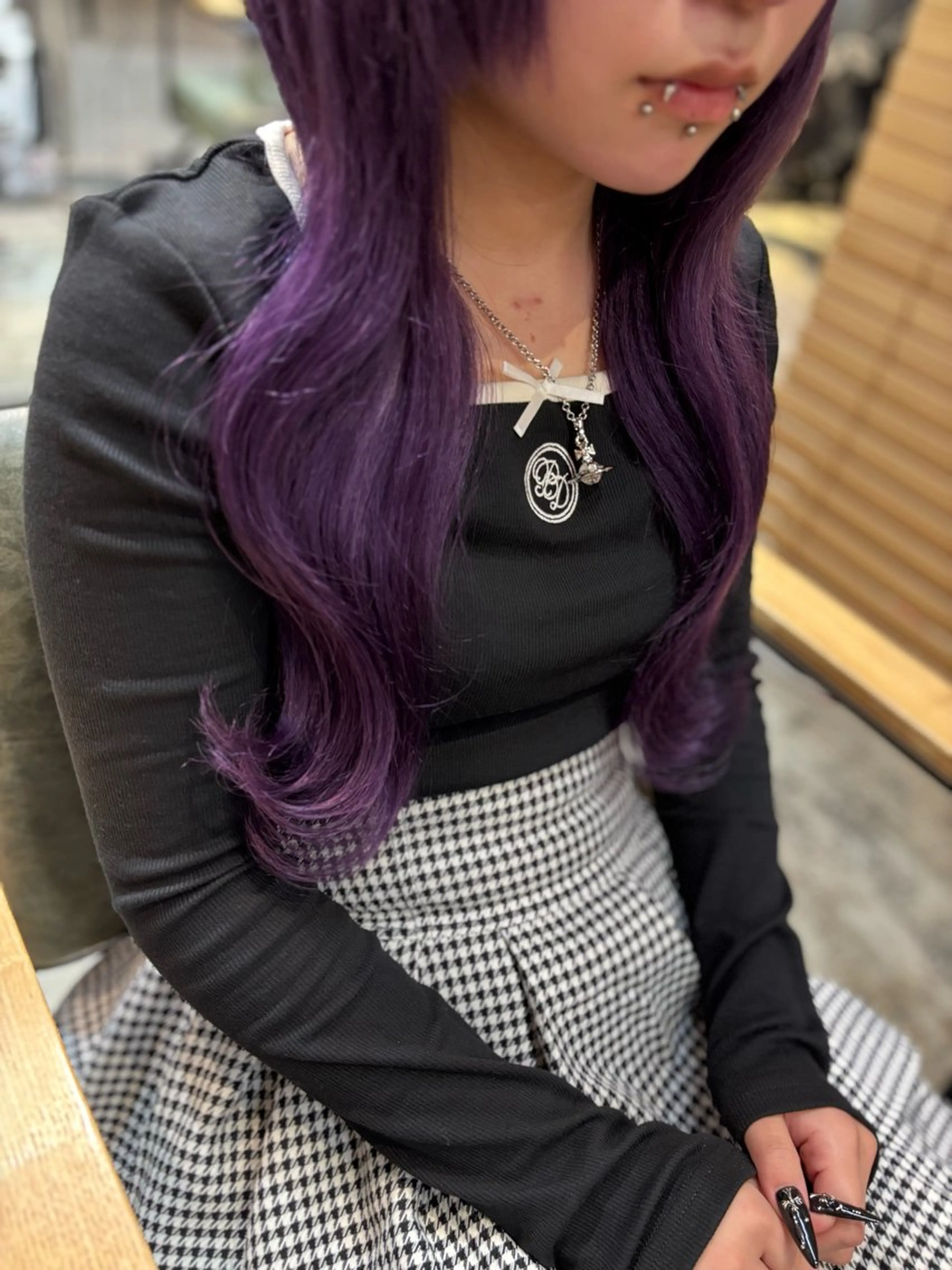 ロング カラー 𝑴𝒊𝒚𝒖 /柏/プルエクステのヘアスタイル