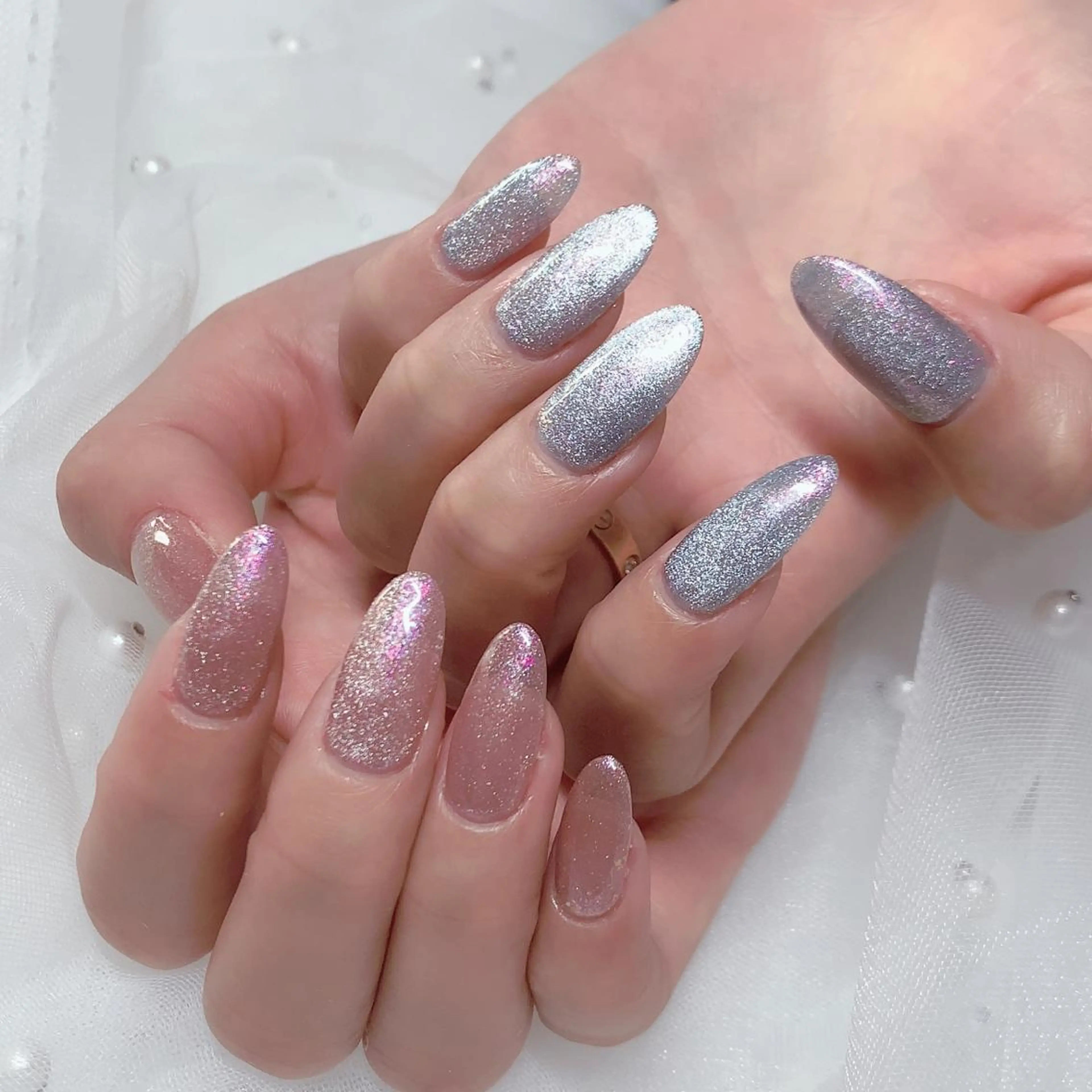 ネイル マグネットネイル ワンカラーネイル ネイルチップ ハンドネイル ネイルサロン ルミア Lumia 店長のネイルデザイン