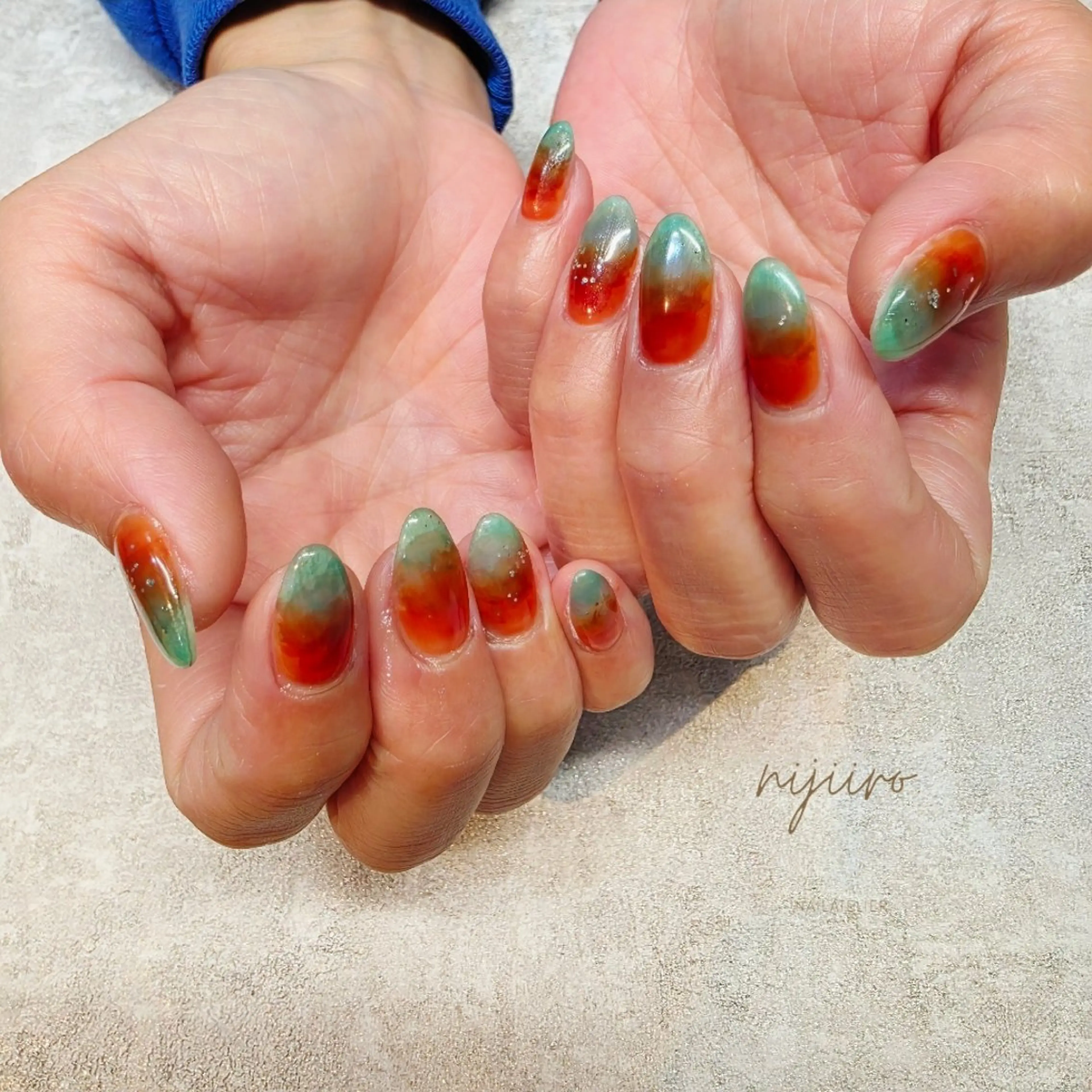ネイル ハンドネイル nijiiro🌈 サトウのネイルデザイン