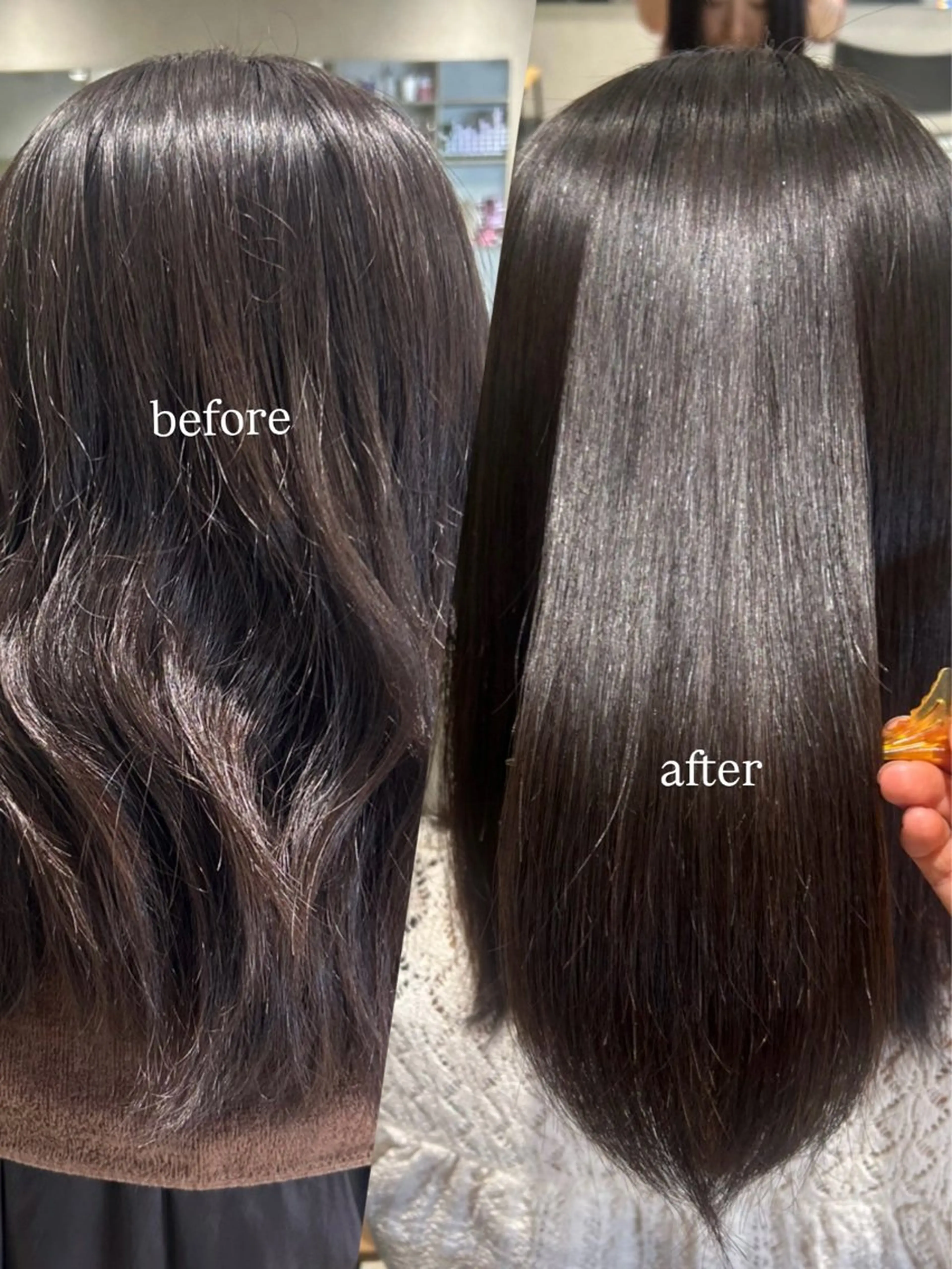 ミディアム 荻野 未来のヘアスタイル