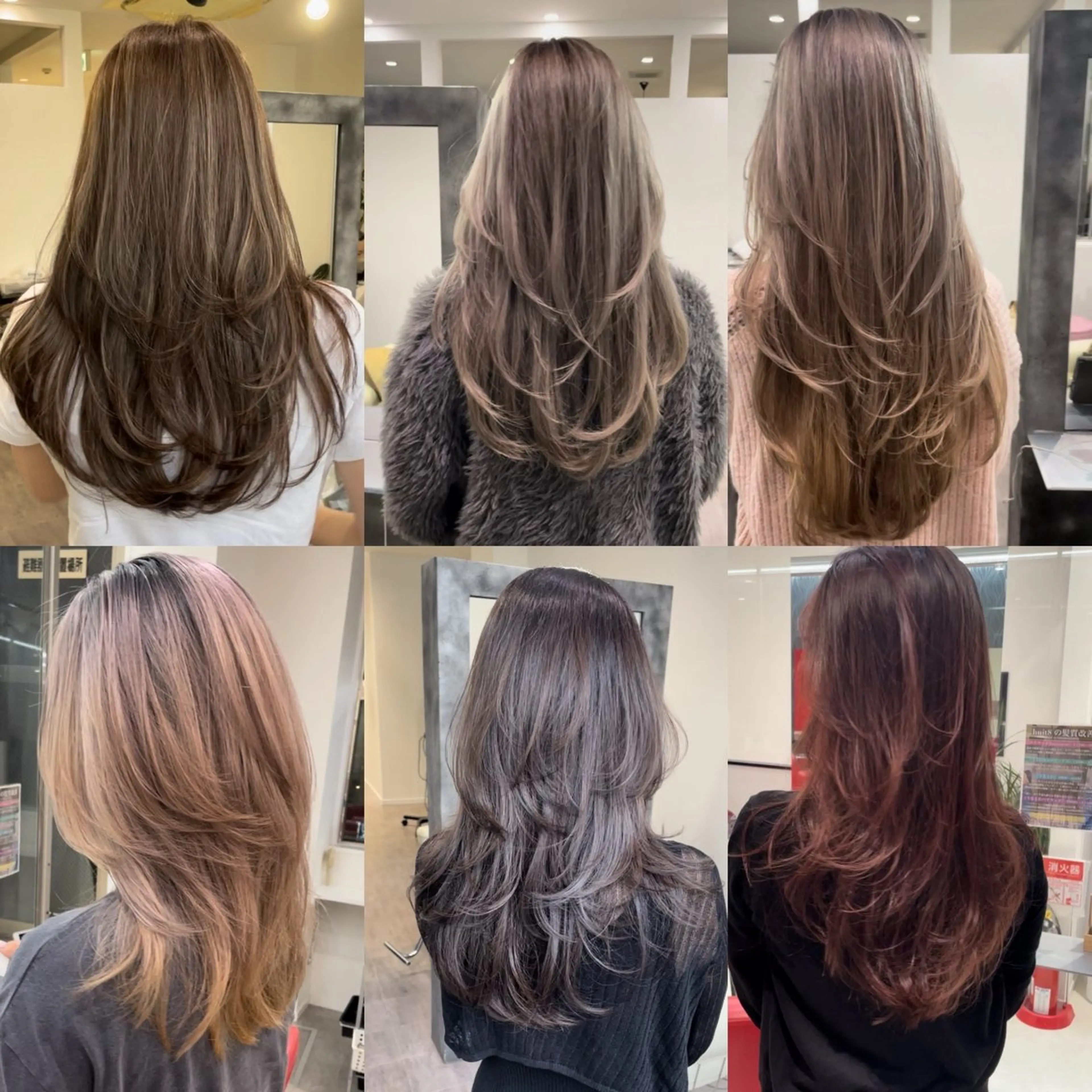 セミロング Merlyosaka 早川未来のヘアスタイル