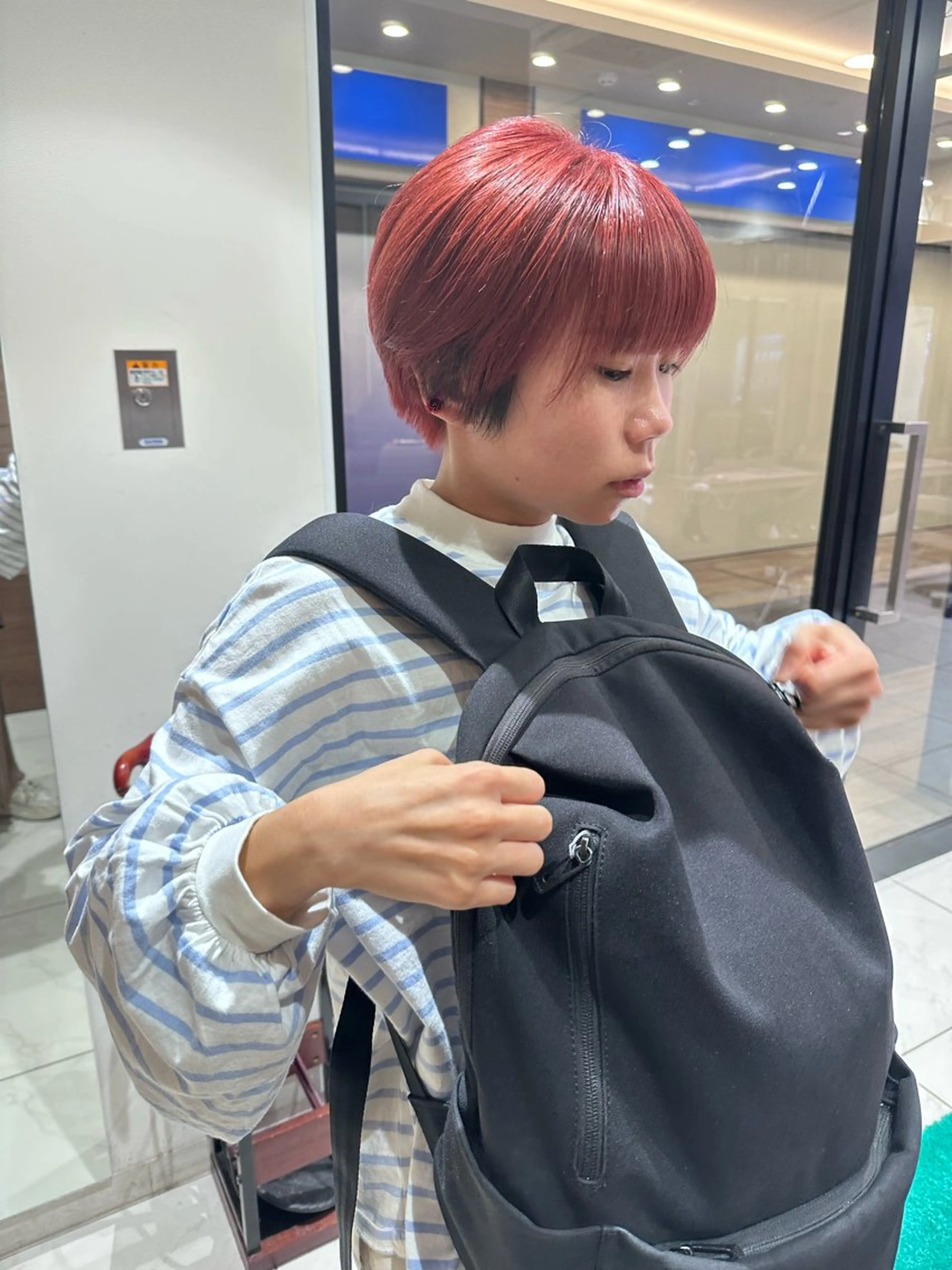 ショート カラー ヘアセット/メンズ パーマChihoのヘアスタイル