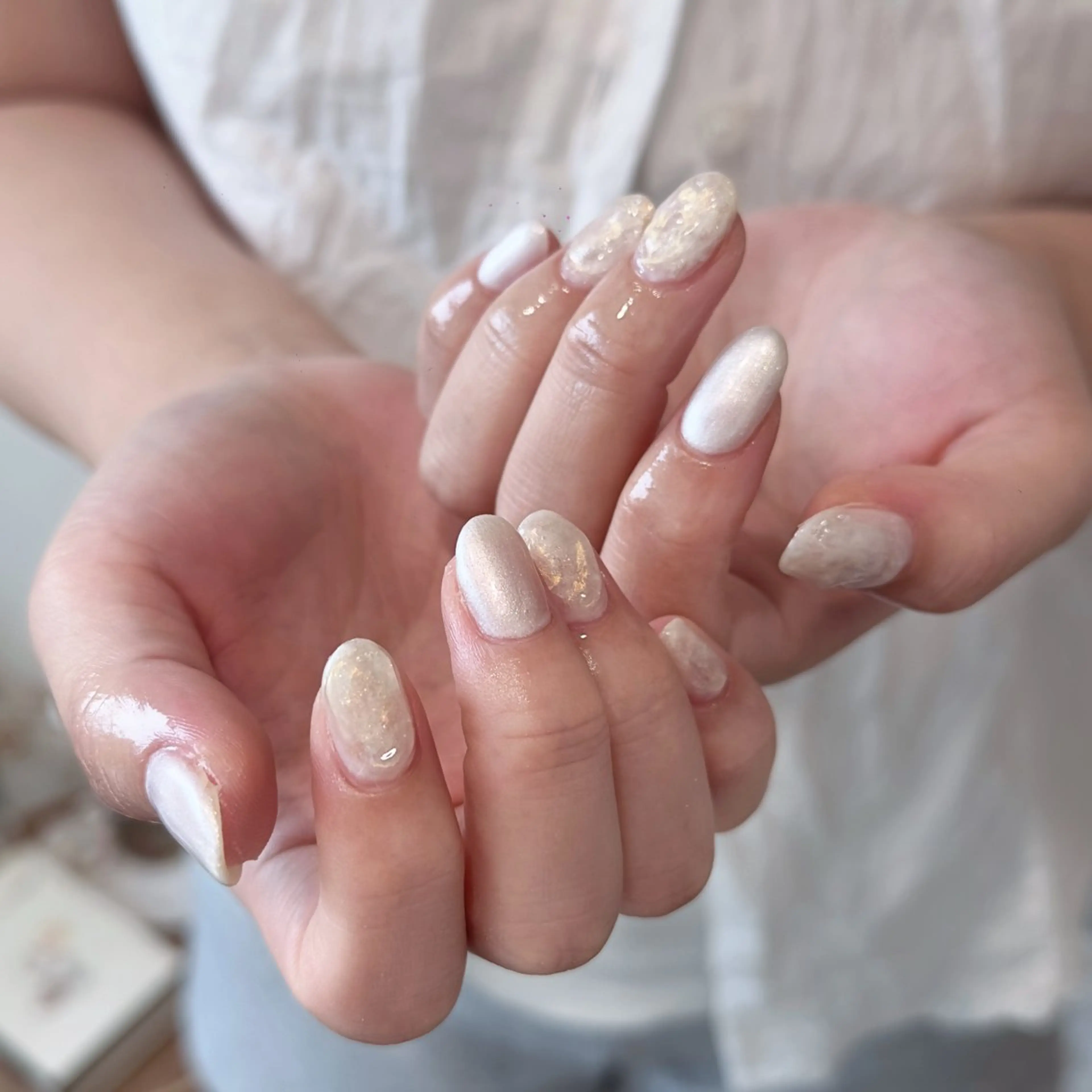 ネイル ハンドネイル 🎀フェイ フェイ🫧💗のネイルデザイン