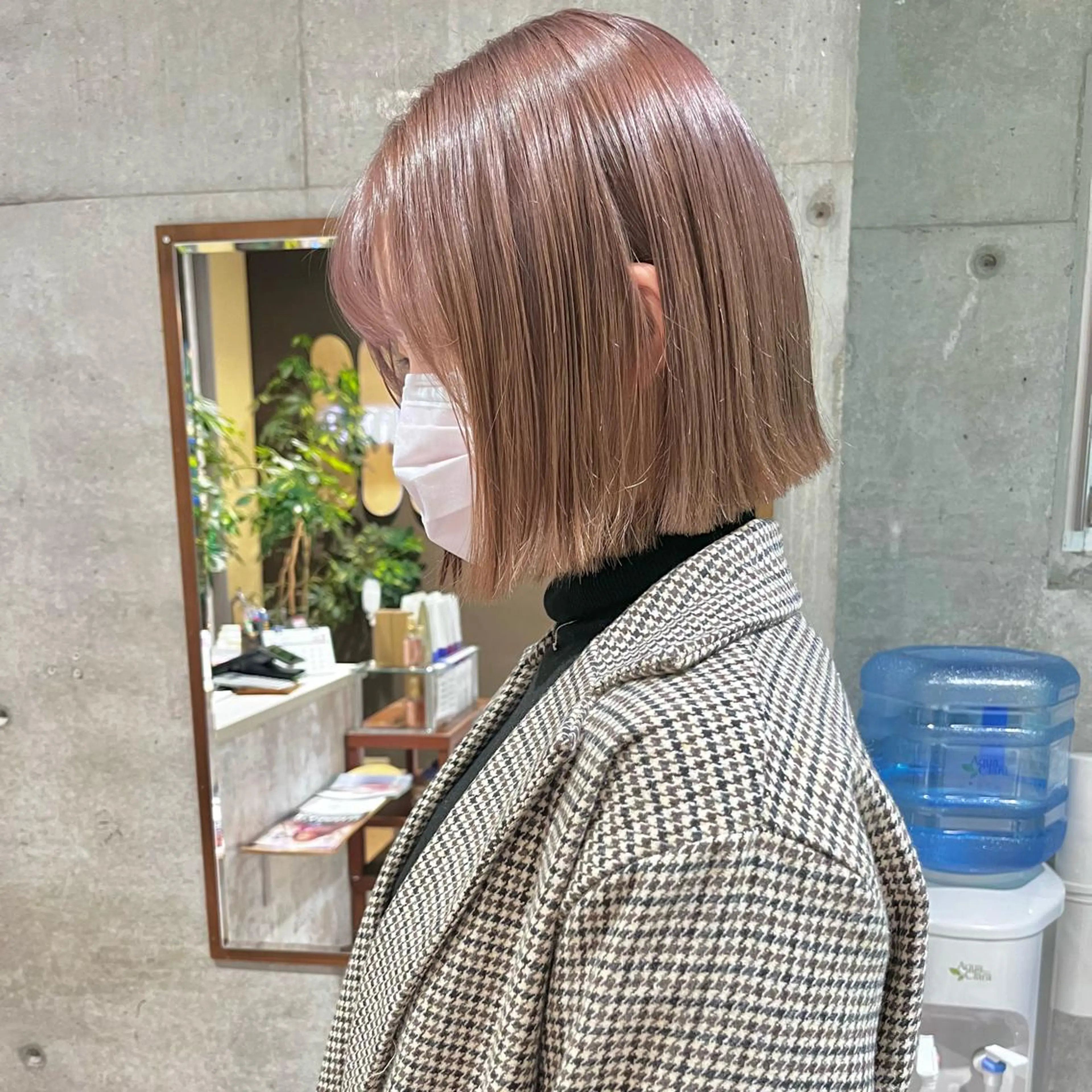 ミディアム カラー 堺 鳳 ママ美容師 yukariのヘアスタイル