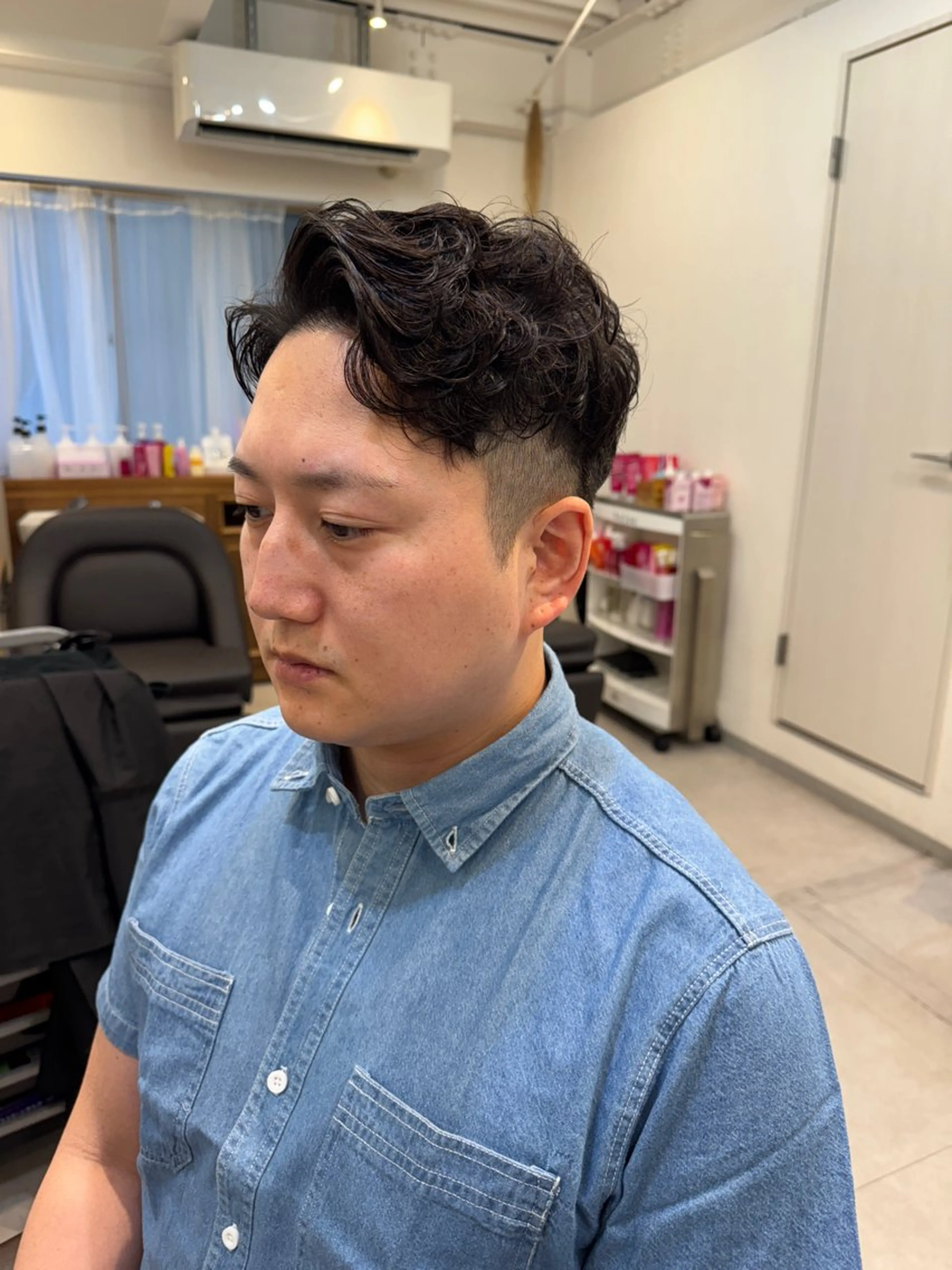 ショート パーマ メンズ メンズパーマ カット パーマ トリートメント 似合う髪型が 分からない方へのヘアスタイル