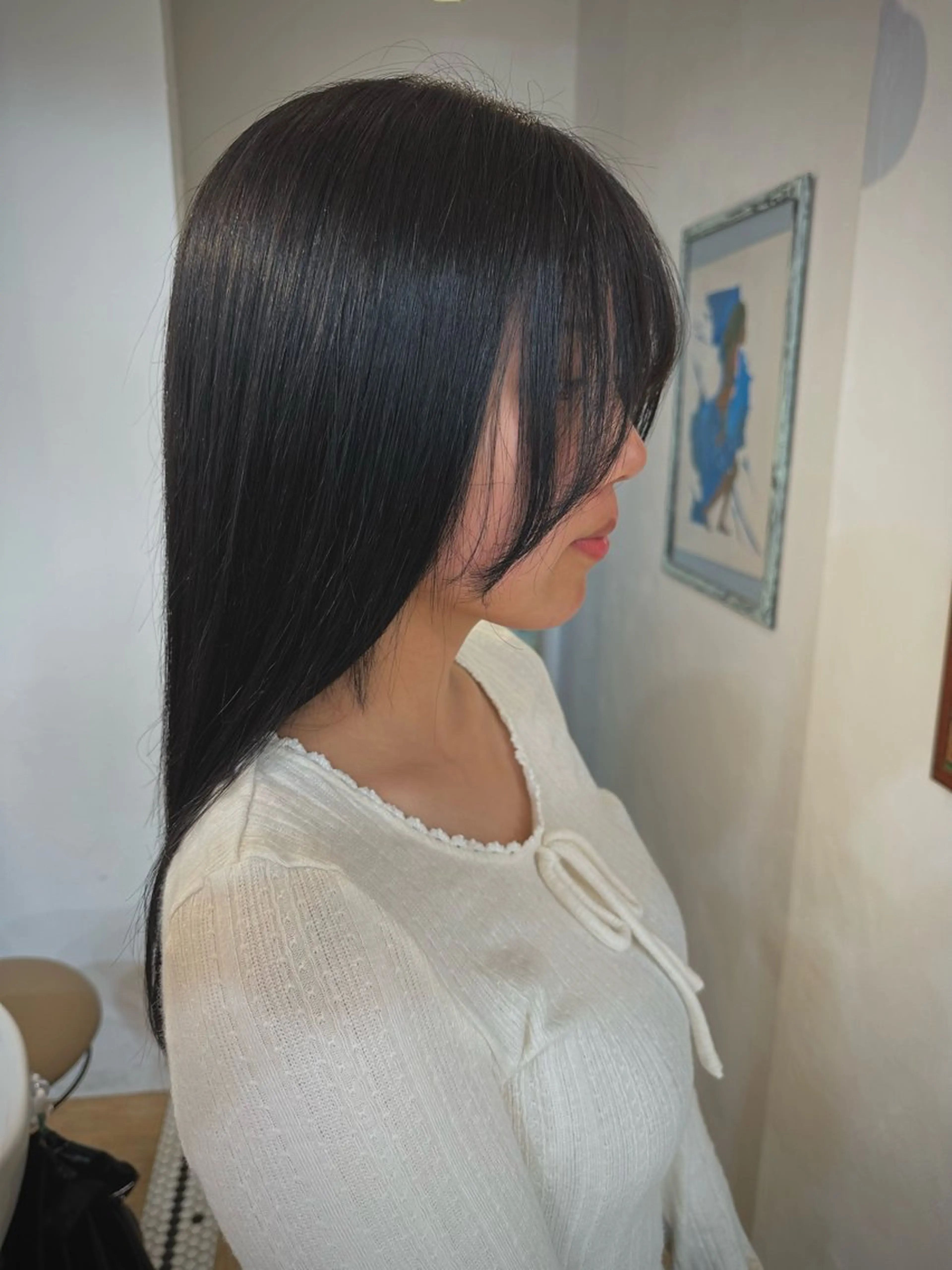 セミロング カラー カット 縮毛矯正 トリートメント KAKERU/ボブ/ ショート/パーマ🌱のヘアスタイル