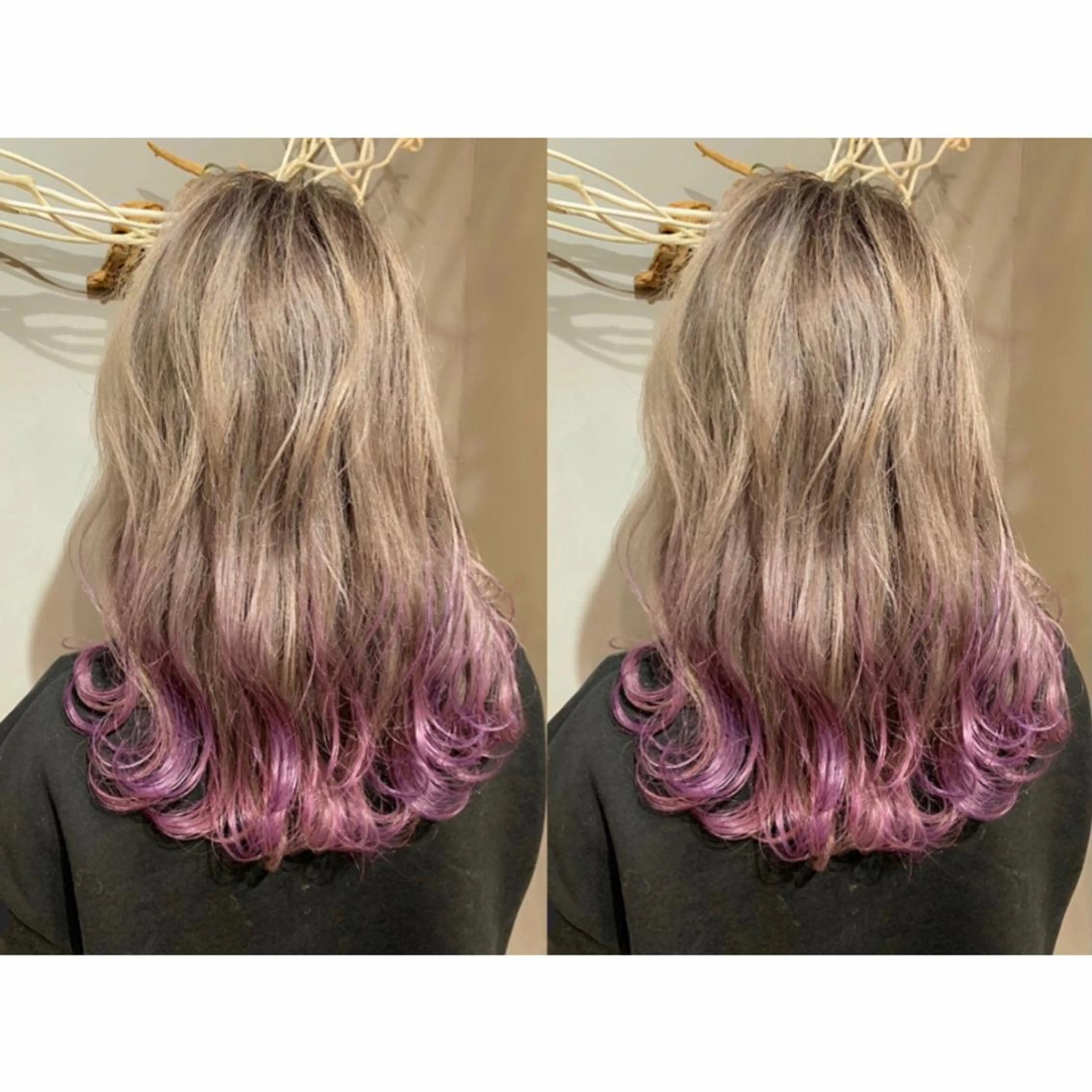 ロング ヘアカラー トリートメント GRANDE アオキのヘアスタイル